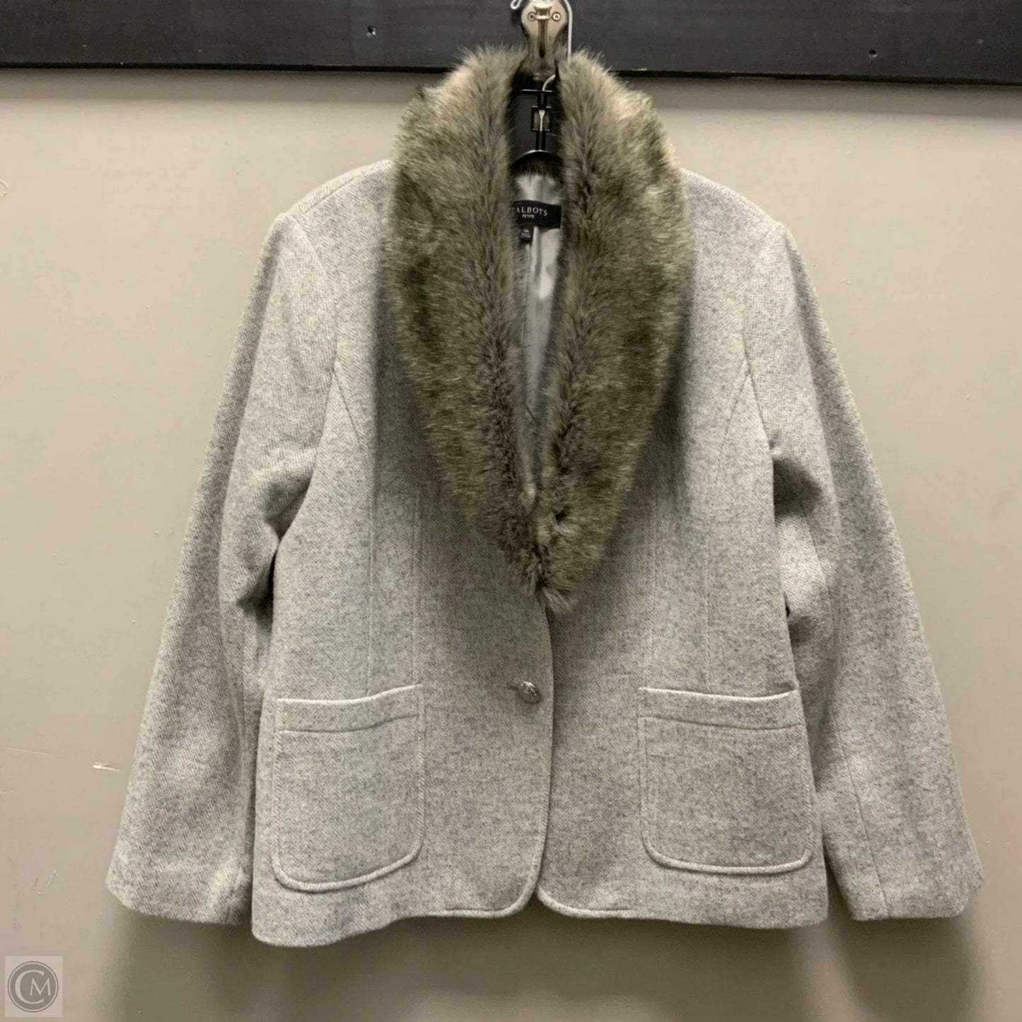 Blazer By Talbots In Grey, Size: Lp