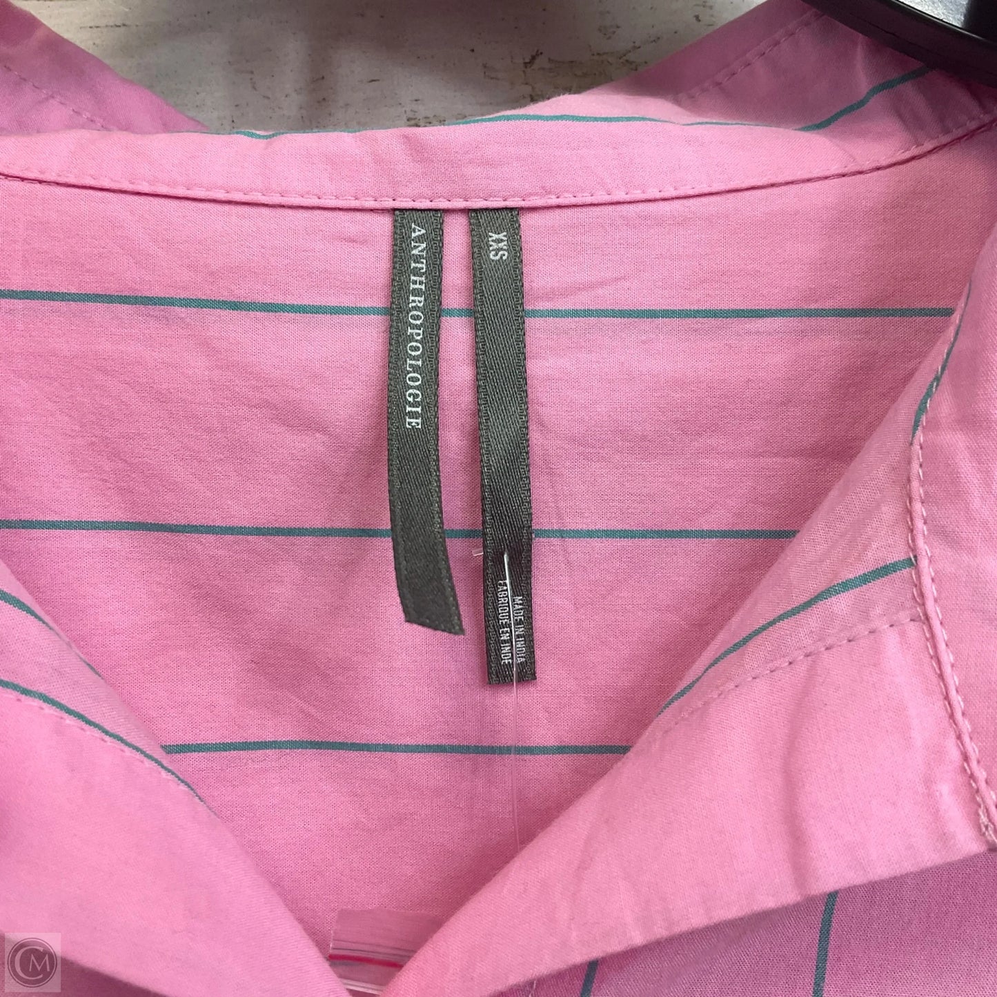 Blouse Long Sleeve By Anthropologie In Pink, Size: Xxs