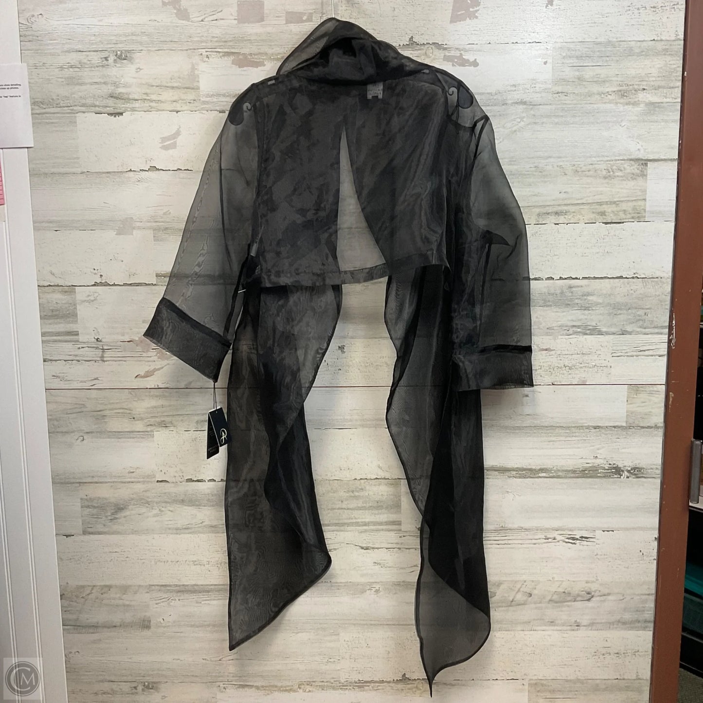 Top Long Sleeve By Adrianna Papell In Black, Size: L