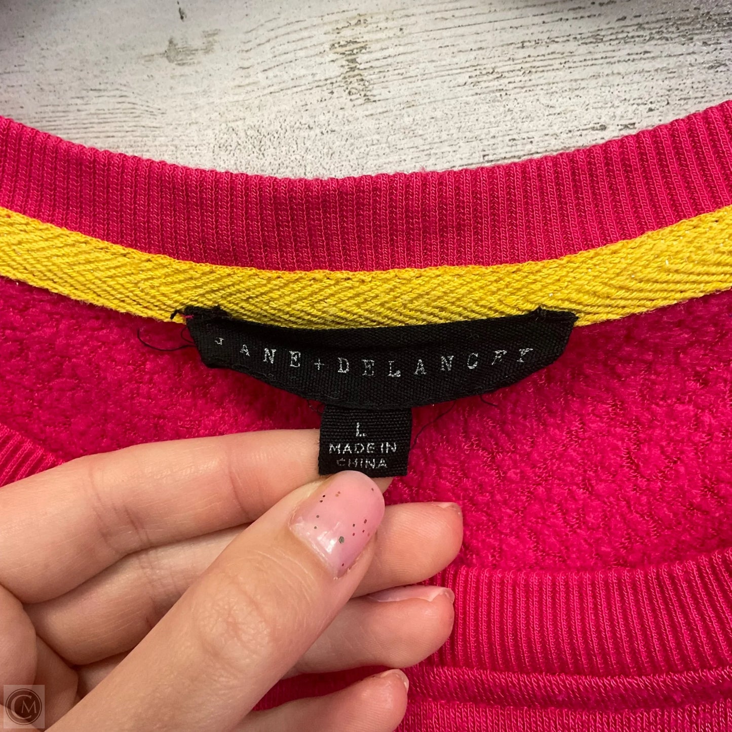 Sweater By Jane And Delancey In Pink, Size: L
