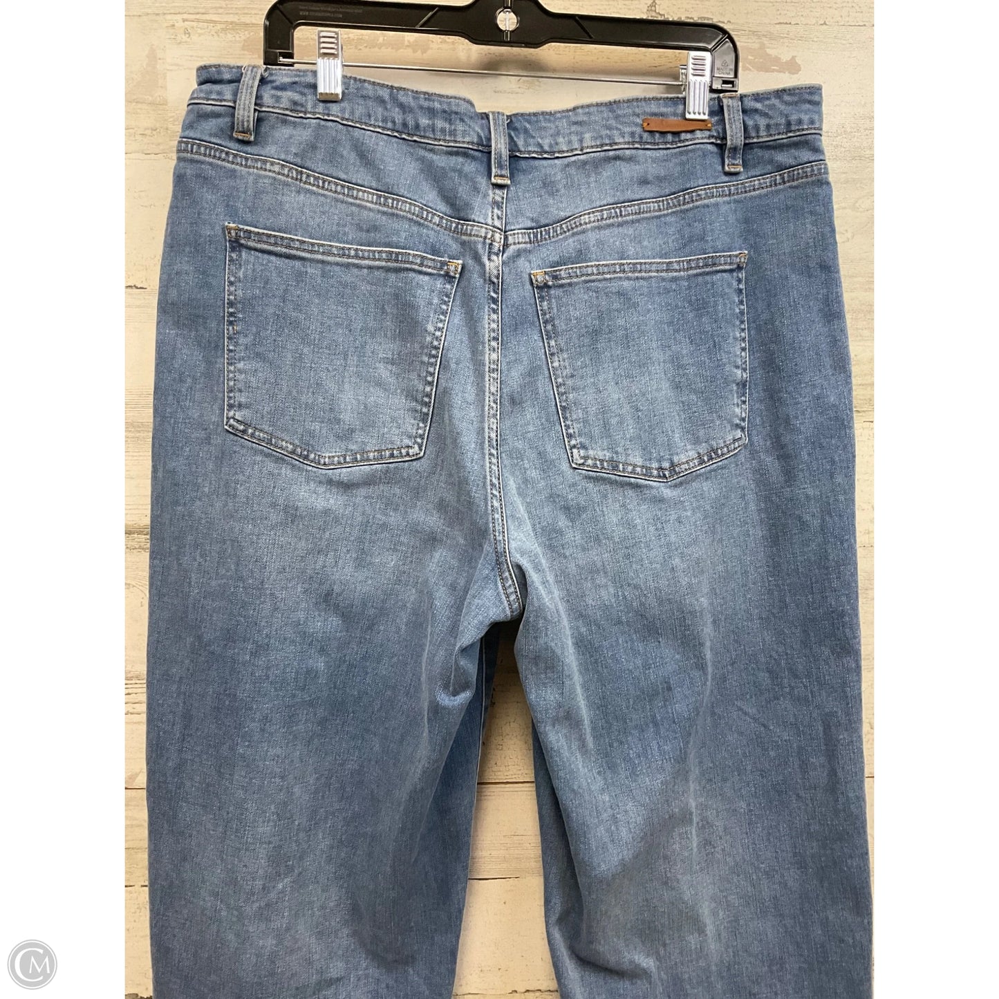 Jeans Cropped By Soft Surroundings In Blue Denim, Size: 18