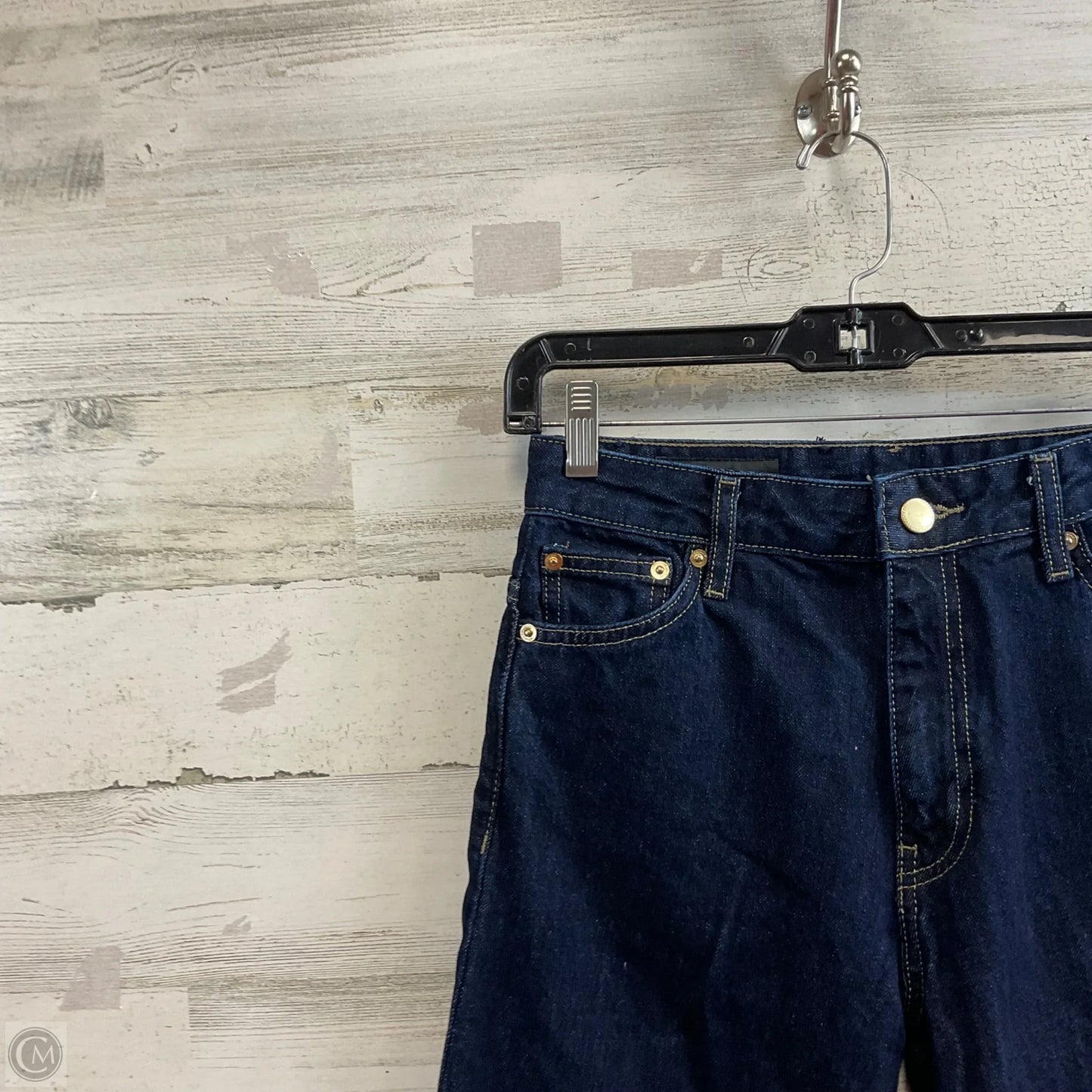 Jeans Wide Leg By Zara In Blue Denim, Size: 2
