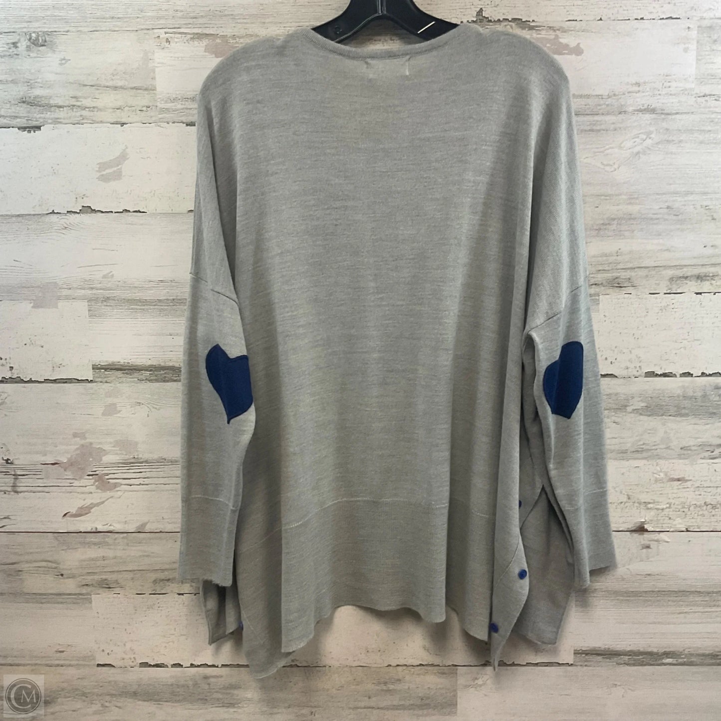 Sweater By Mer Sea In Grey, Size: Osfm