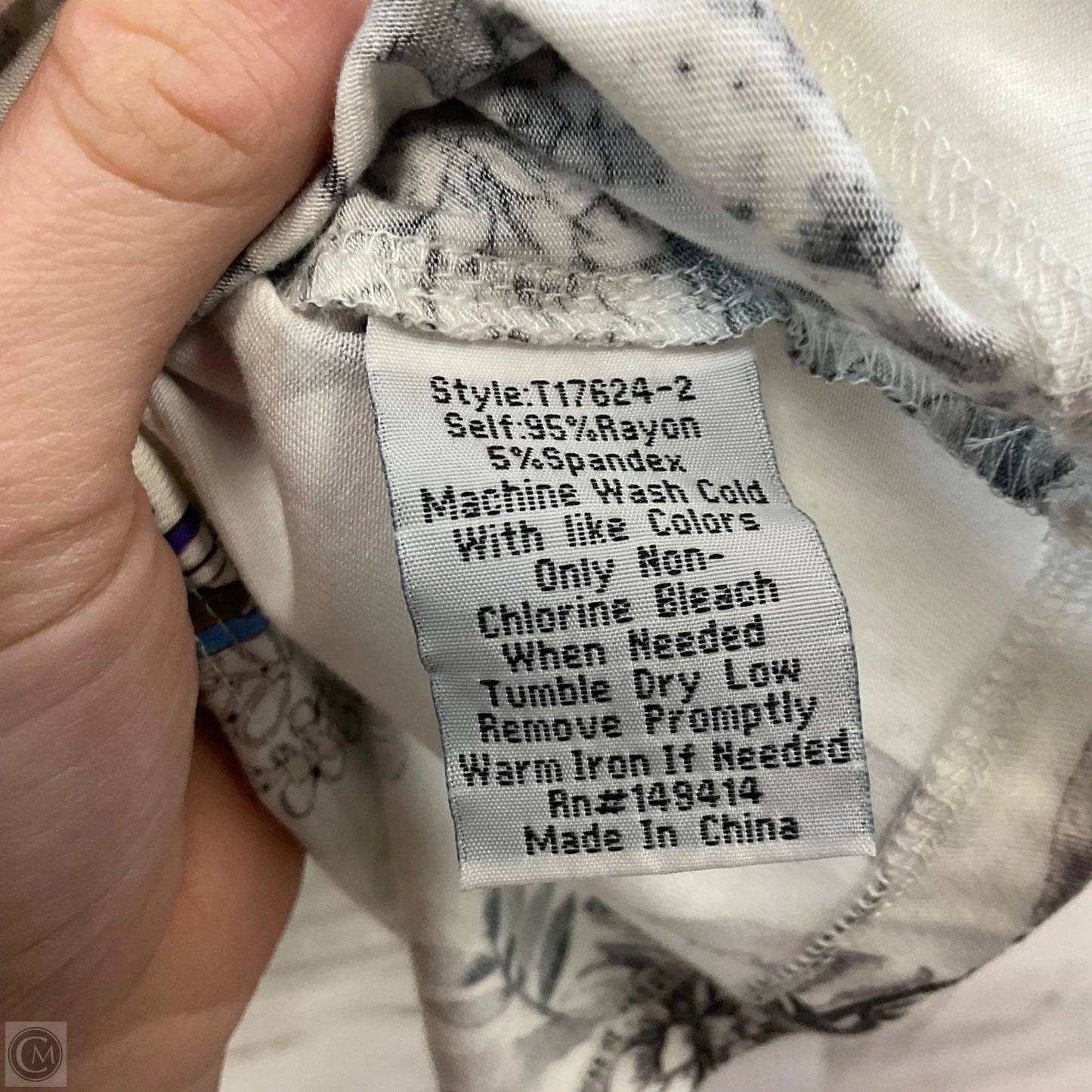 Top Long Sleeve By Johnny Was In White, Size: Xl