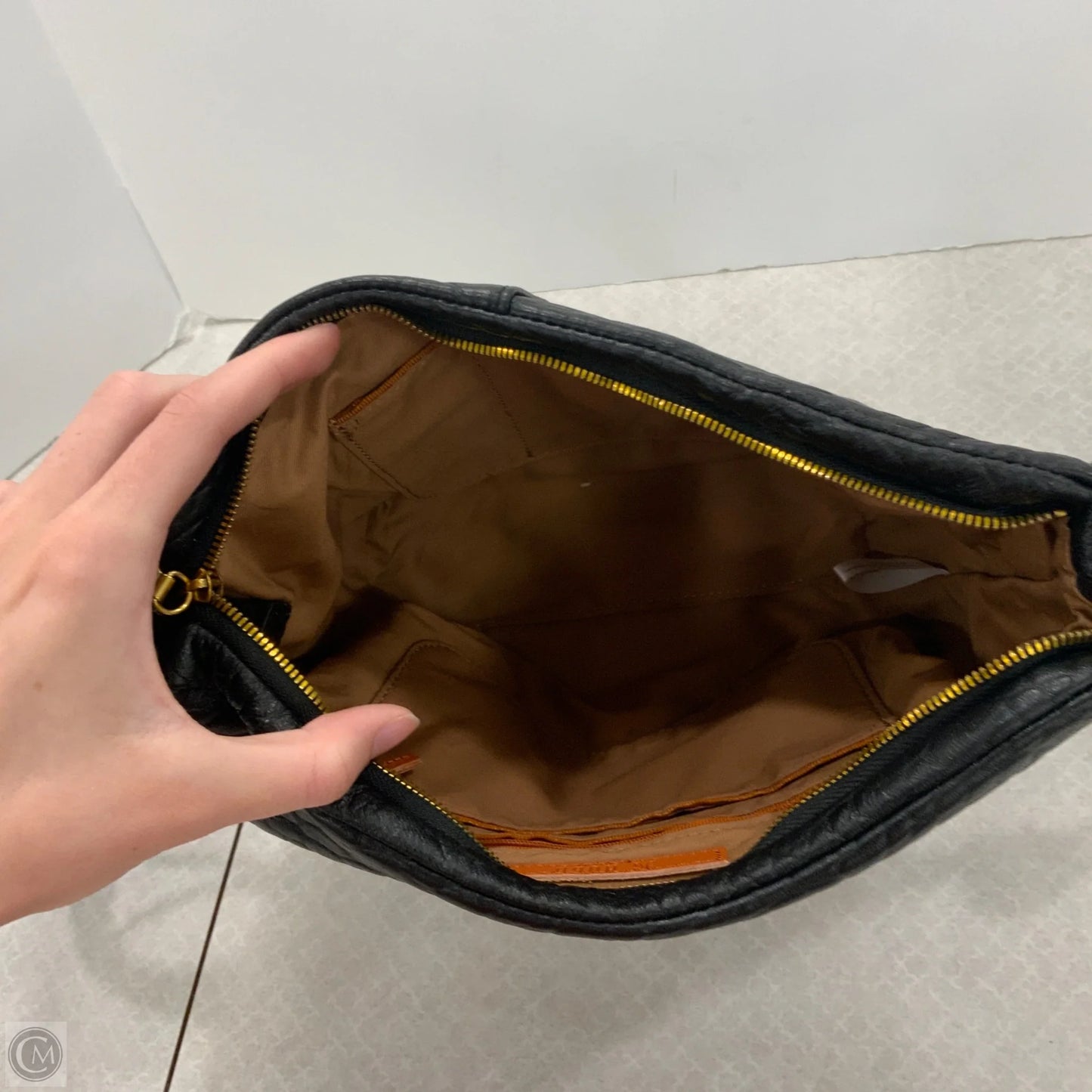 Handbag Leather By Hobo Intl, Size: Small