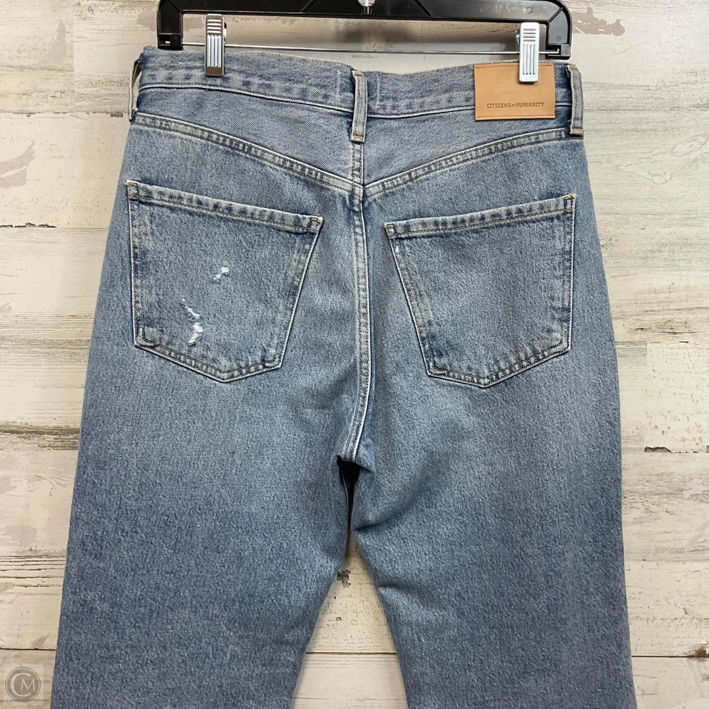 Jeans Cropped By Citizens Of Humanity In Blue Denim, Size: 2