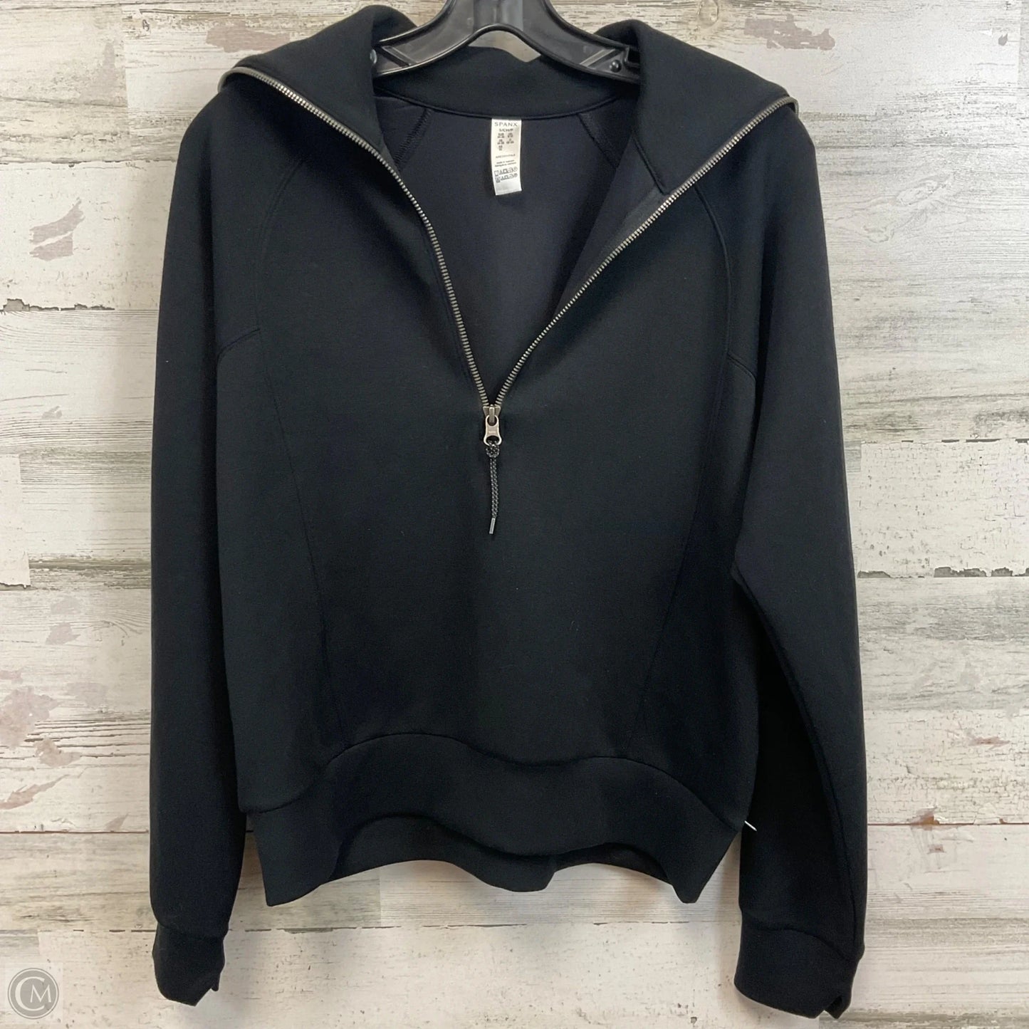 Top Long Sleeve By Spanx In Black, Size: S
