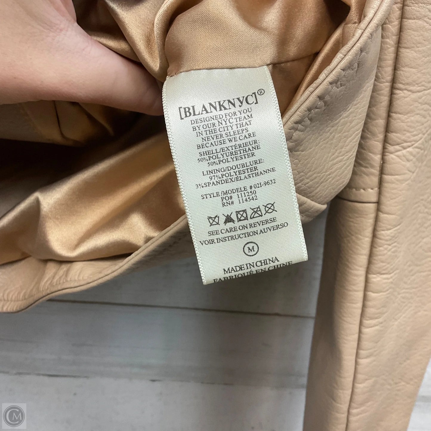 Jacket Moto By Blanknyc In Brown, Size: M