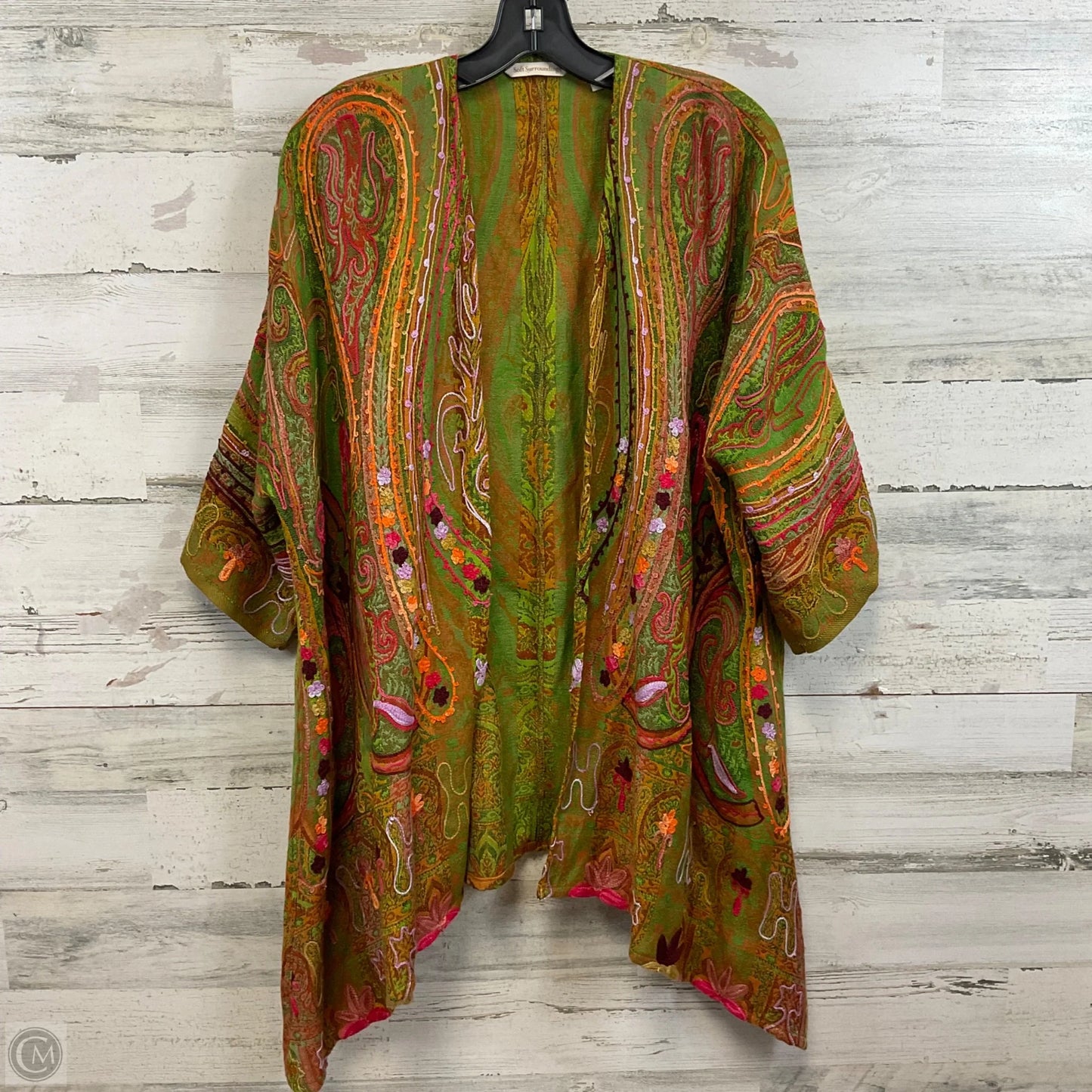 Cardigan By Soft Surroundings In Green, Size: Lp
