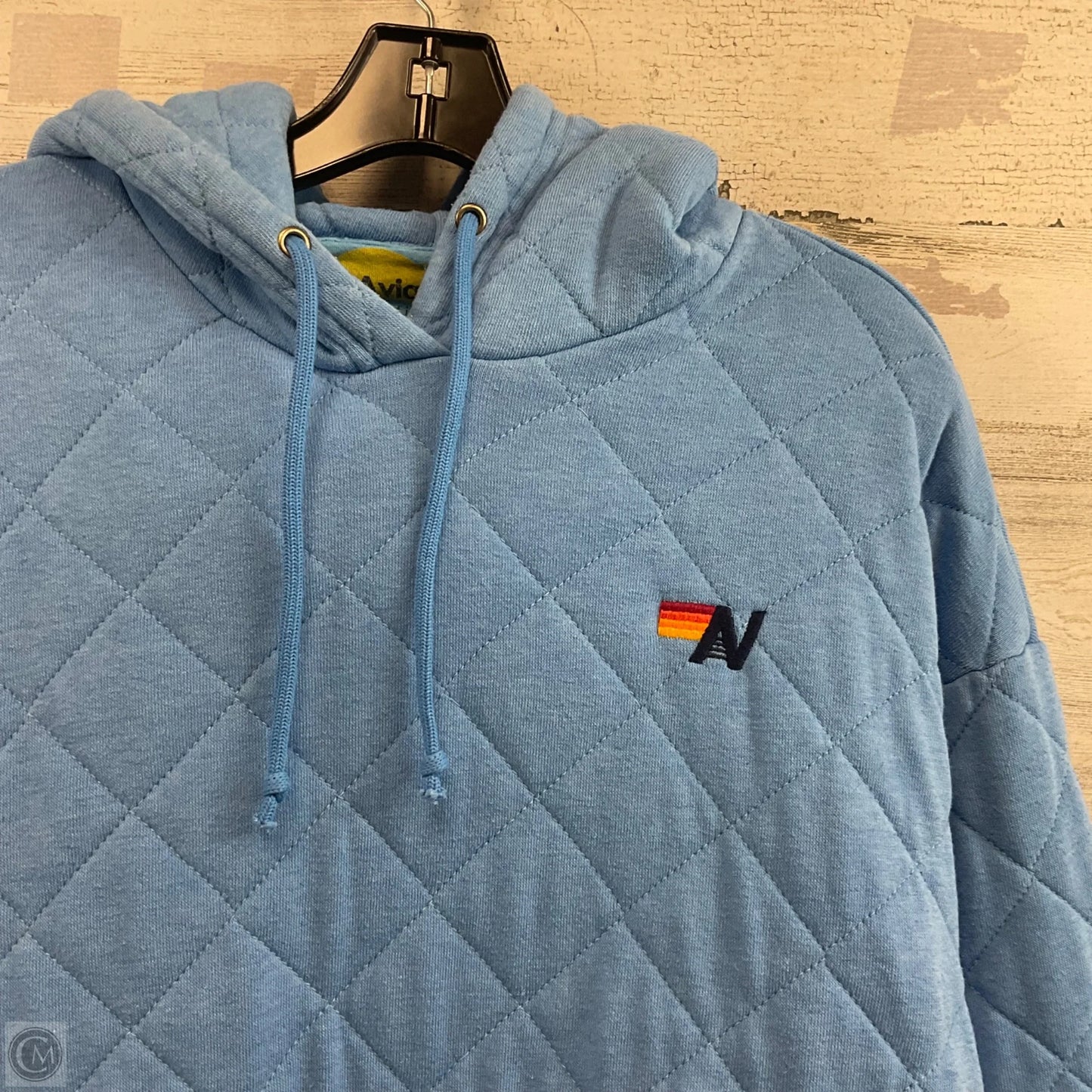 Sweatshirt Hoodie By Aviator Nation In Blue, Size: S