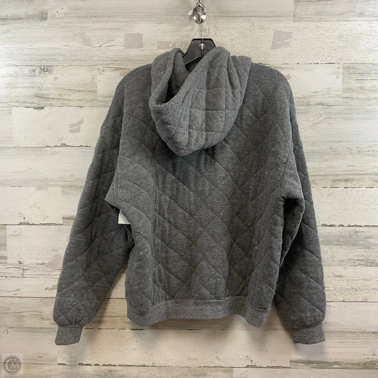 Sweatshirt Hoodie By Aviator Nation In Grey, Size: S