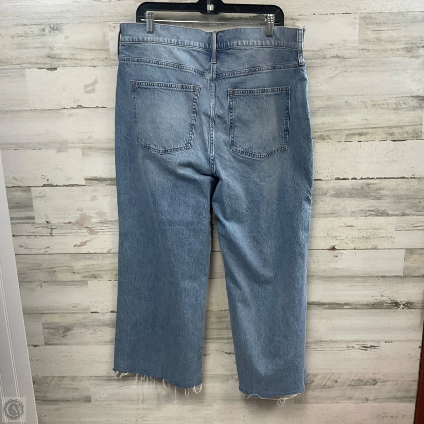 Jeans Wide Leg By J. Crew In Blue Denim, Size: 18
