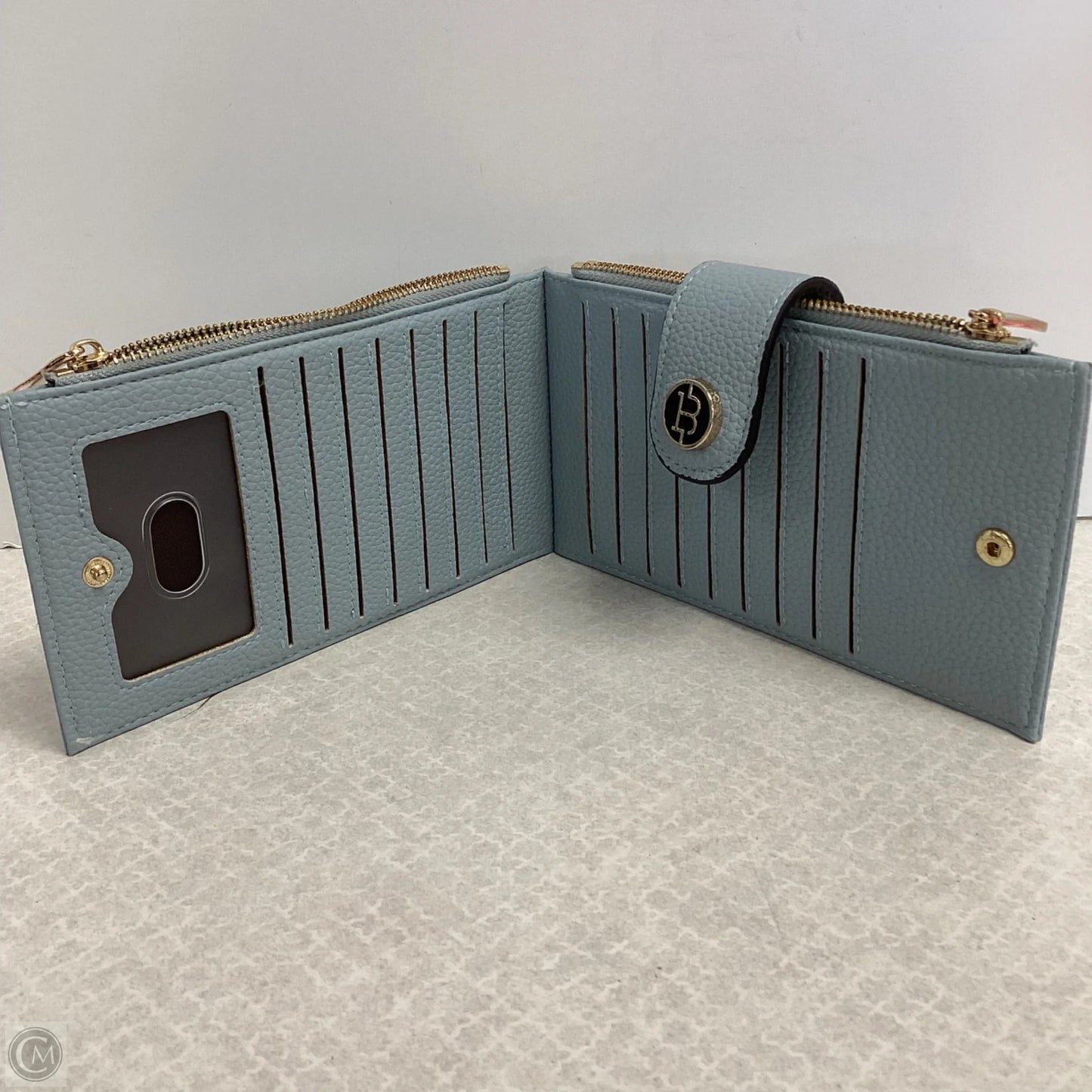 Wallet Leather By Clothes Mentor, Size: Medium