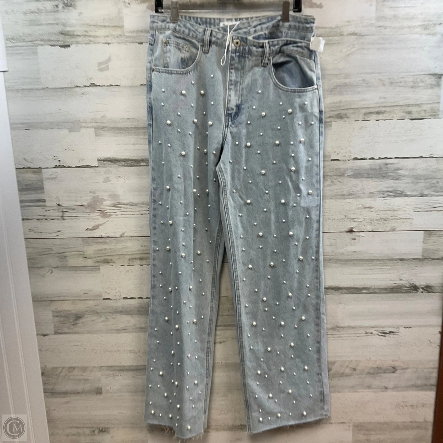 Jeans Wide Leg By BEGINNING In Blue Denim, Size: 8