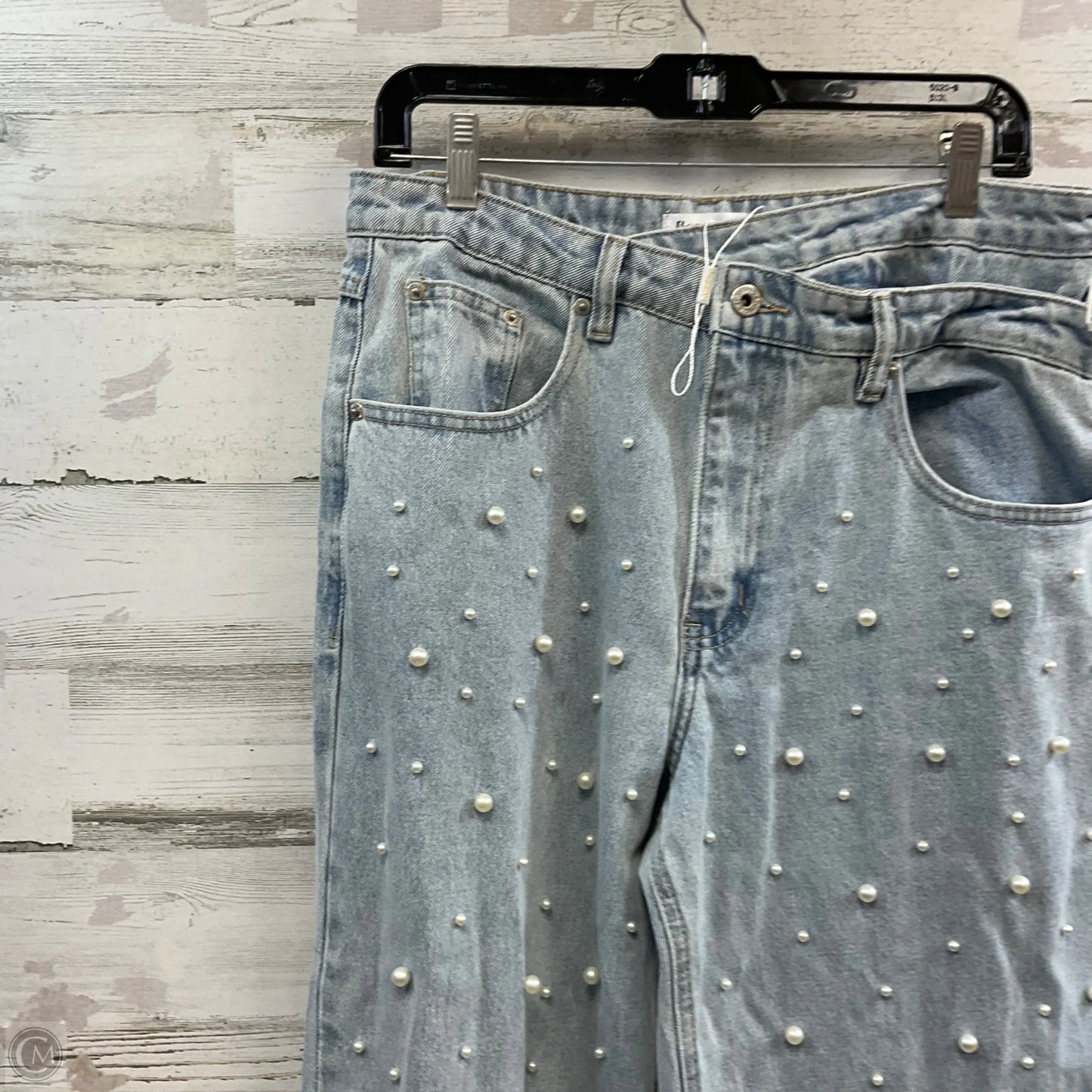 Jeans Wide Leg By BEGINNING In Blue Denim, Size: 8