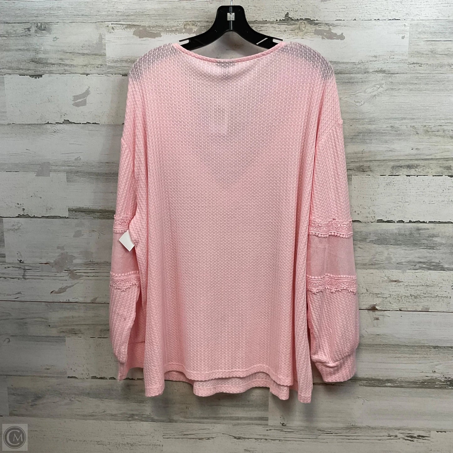 Top Long Sleeve By Torrid In Pink, Size: 1x