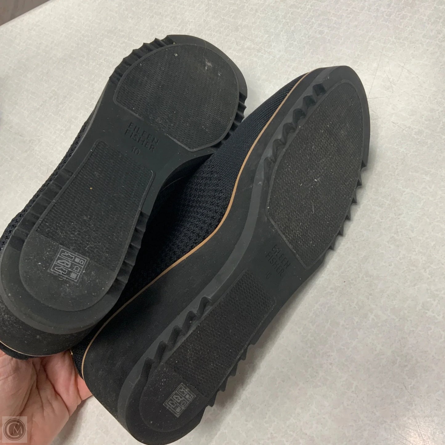 Boots Ankle Heels By Eileen Fisher In Black, Size: 10