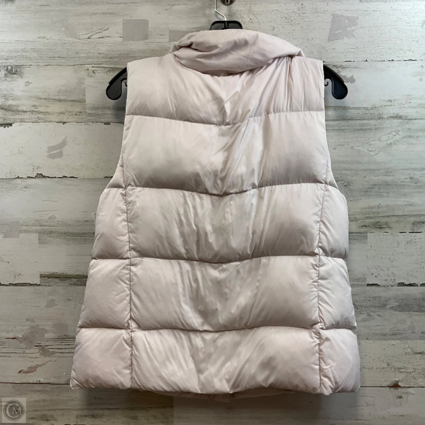 Vest Puffer & Quilted By Eileen Fisher In Cream, Size: S
