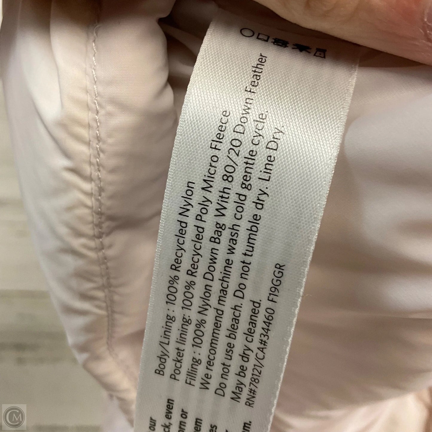 Vest Puffer & Quilted By Eileen Fisher In Cream, Size: S