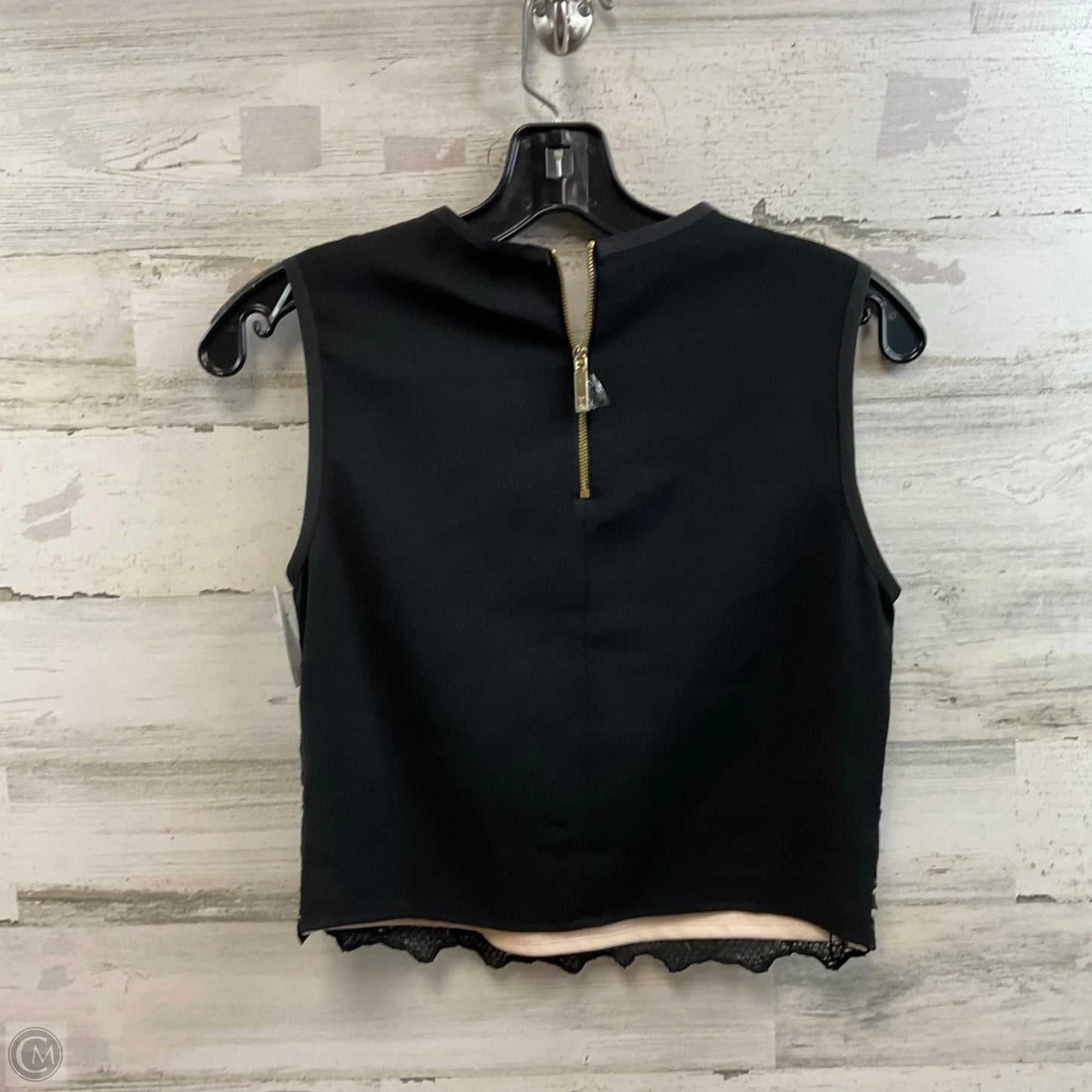 Blouse Sleeveless By Ted Baker In Black, Size: XS