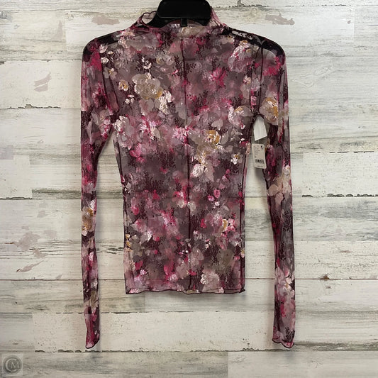Top Long Sleeve By Free People In Purple, Size: Xs