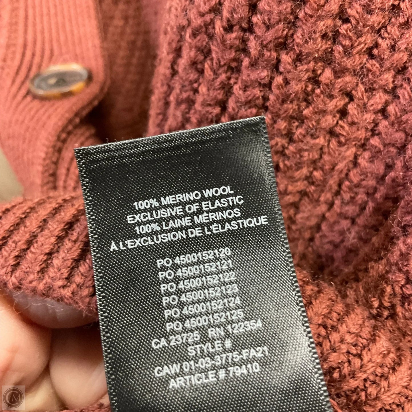 Sweater Cardigan By Babaton In Brown, Size: S