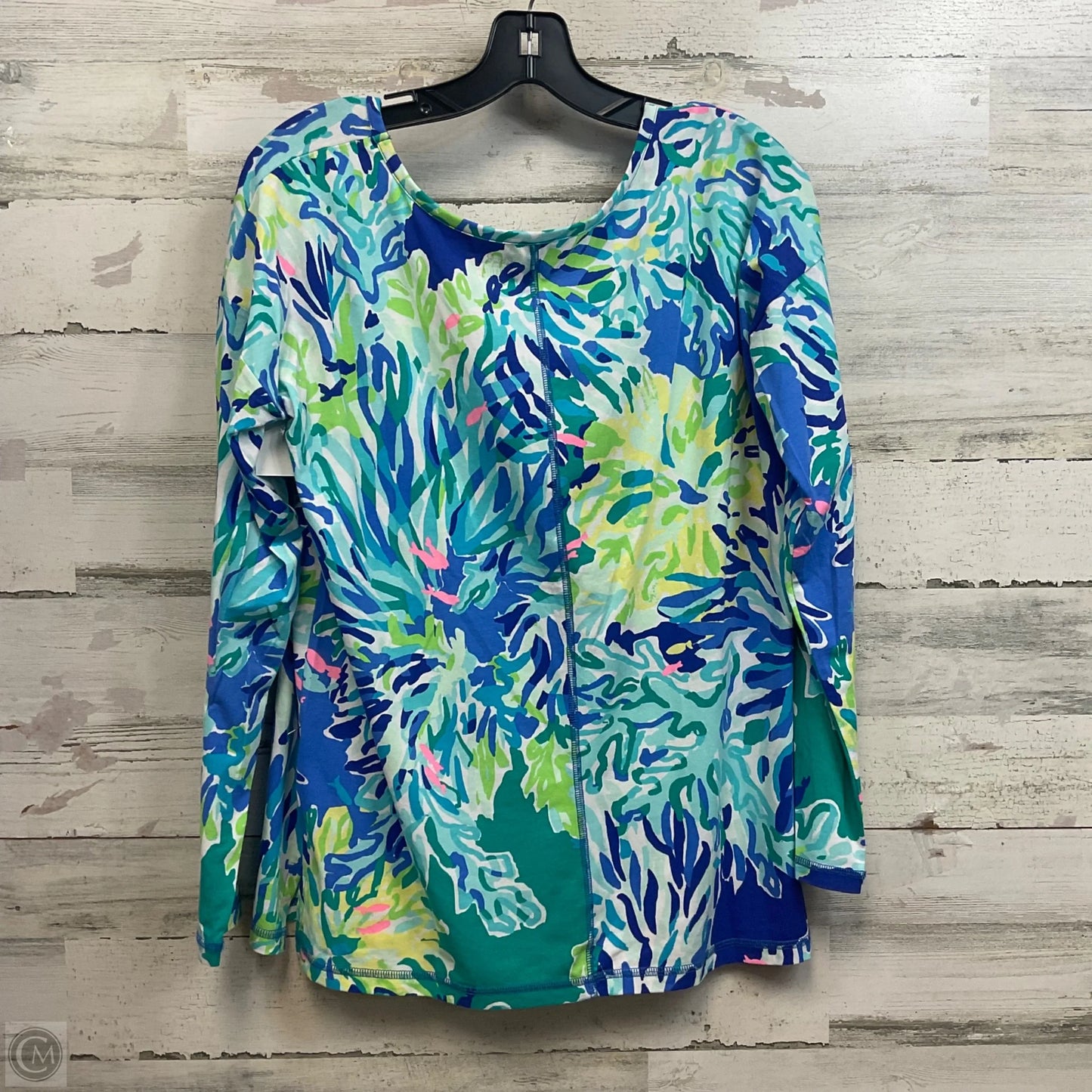 Top Long Sleeve By Lilly Pulitzer In Green, Size: S