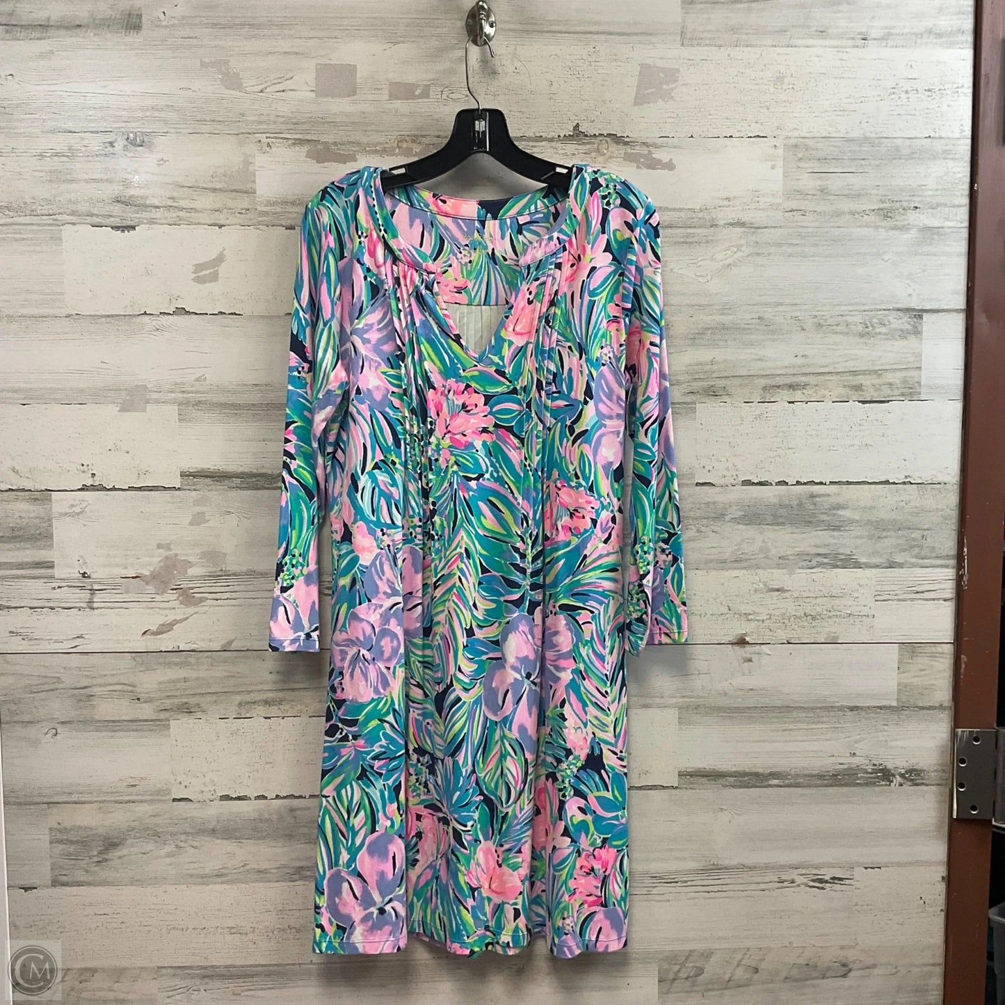 Dress Casual Short By Lilly Pulitzer In Blue & Pink, Size: M