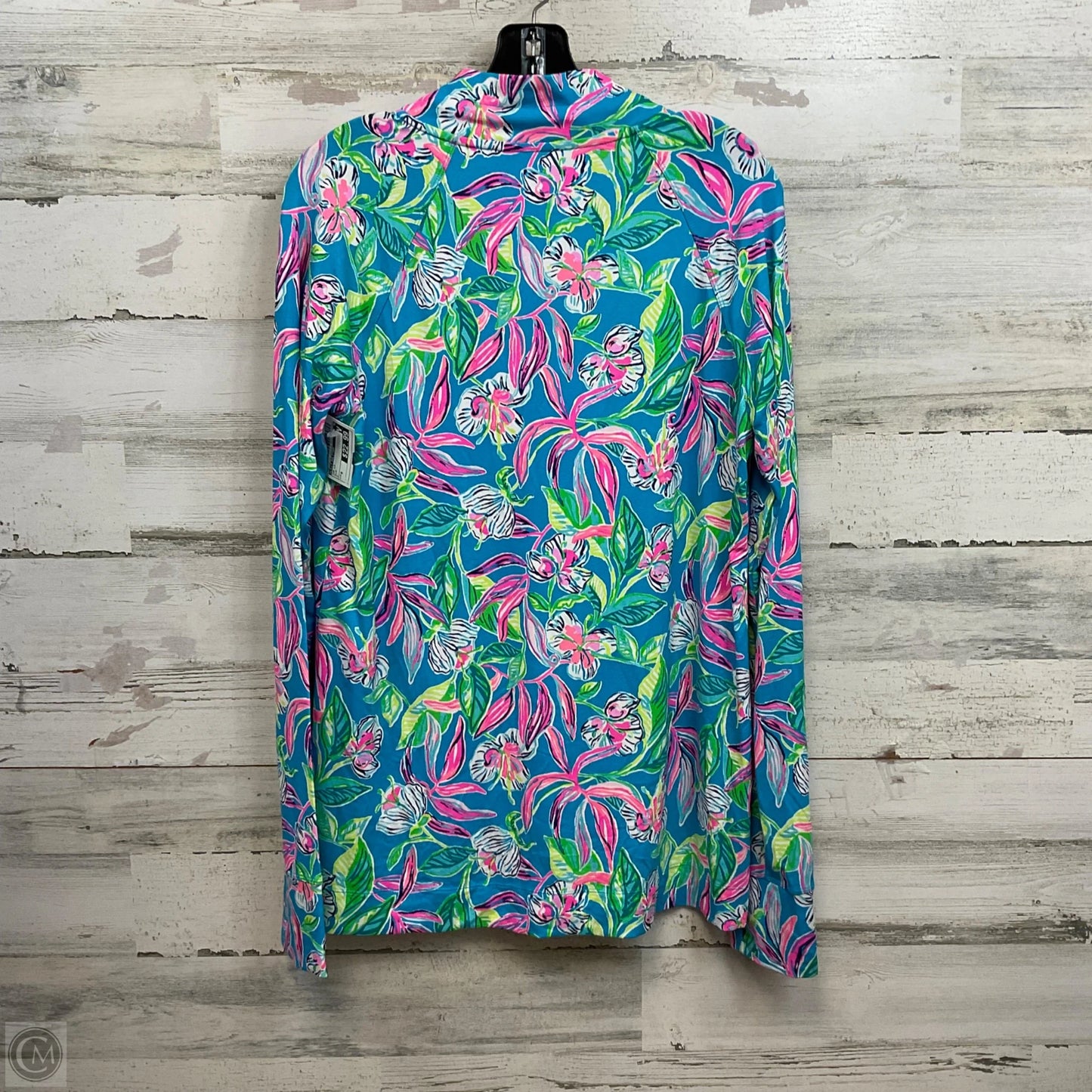 Top Long Sleeve By Lilly Pulitzer In Blue, Size: M