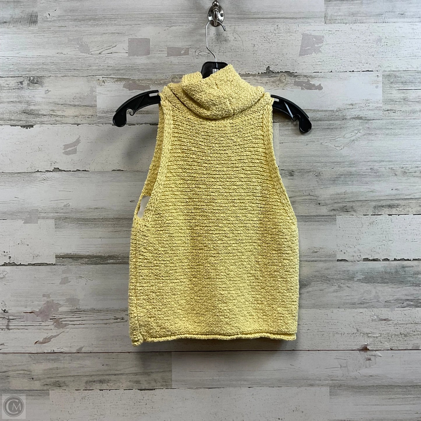 Vest Sweater By By Together In Yellow, Size: S