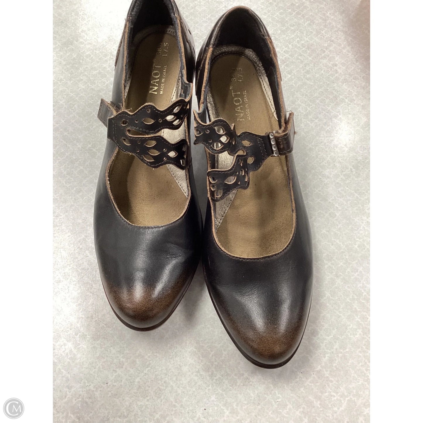 Shoes Heels Block By Naot In Brown, Size: 8