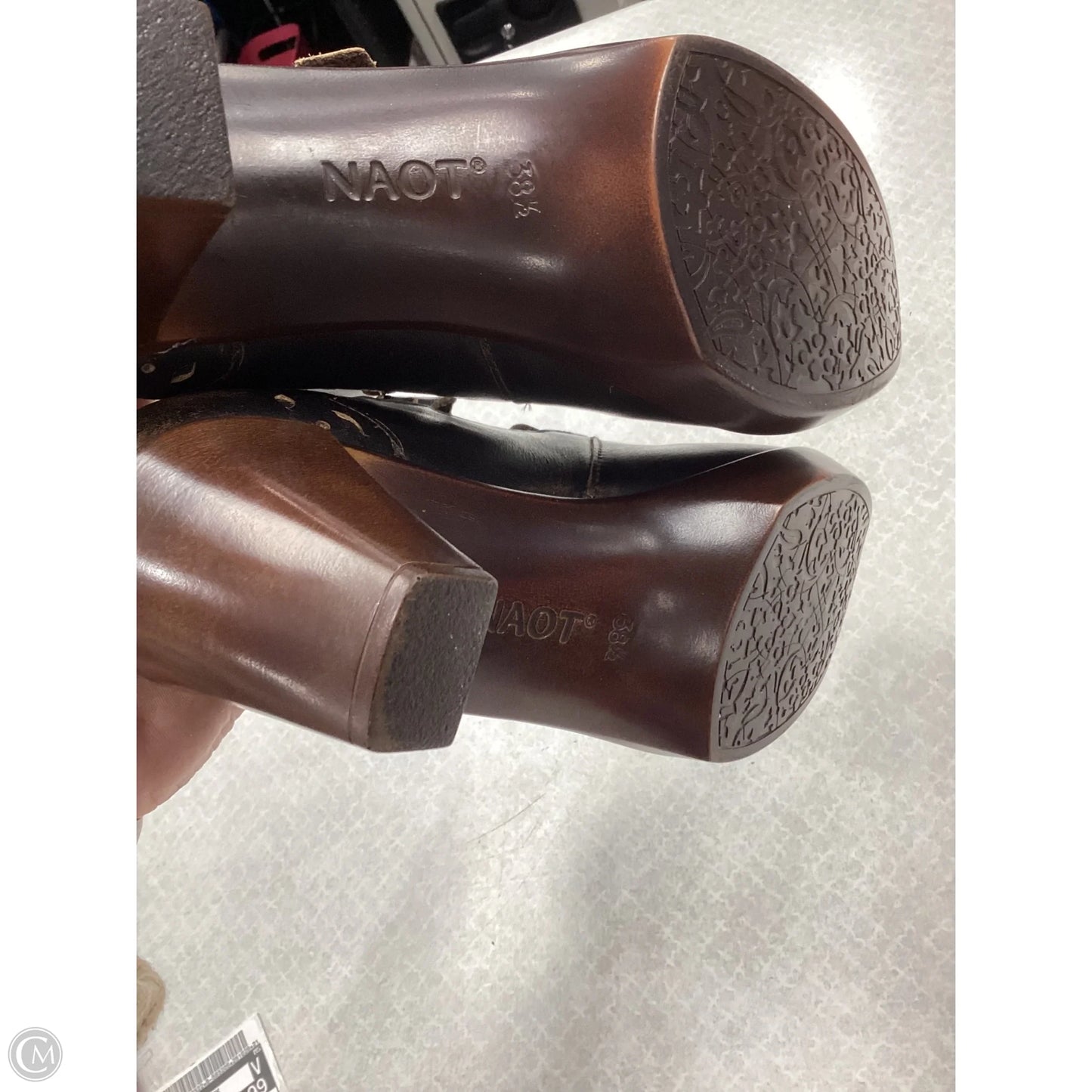 Shoes Heels Block By Naot In Brown, Size: 8