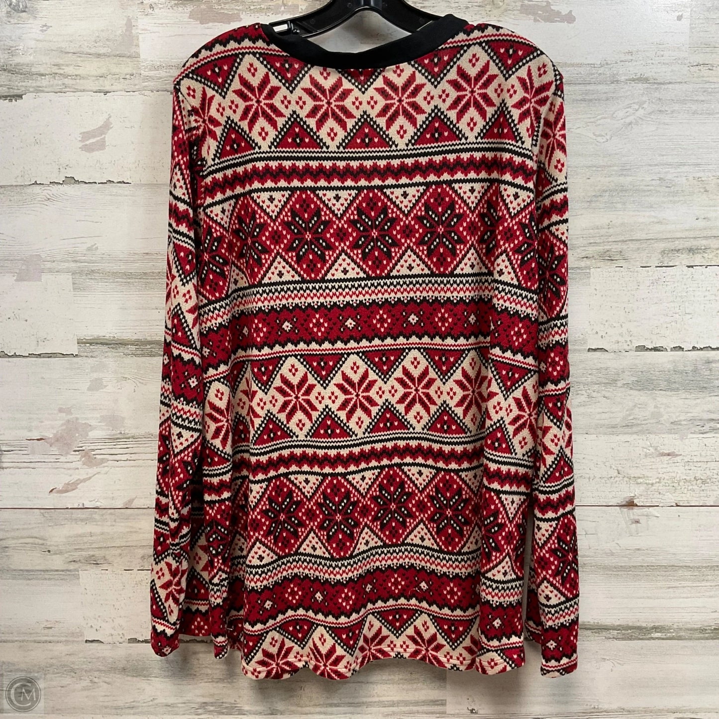 Top Long Sleeve By Heimish Usa In Red, Size: 3x