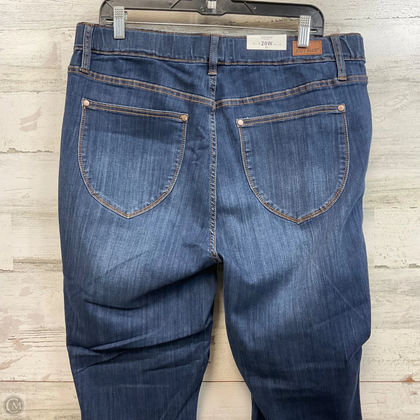 Jeans Skinny By Judy Blue In Blue Denim, Size: 20
