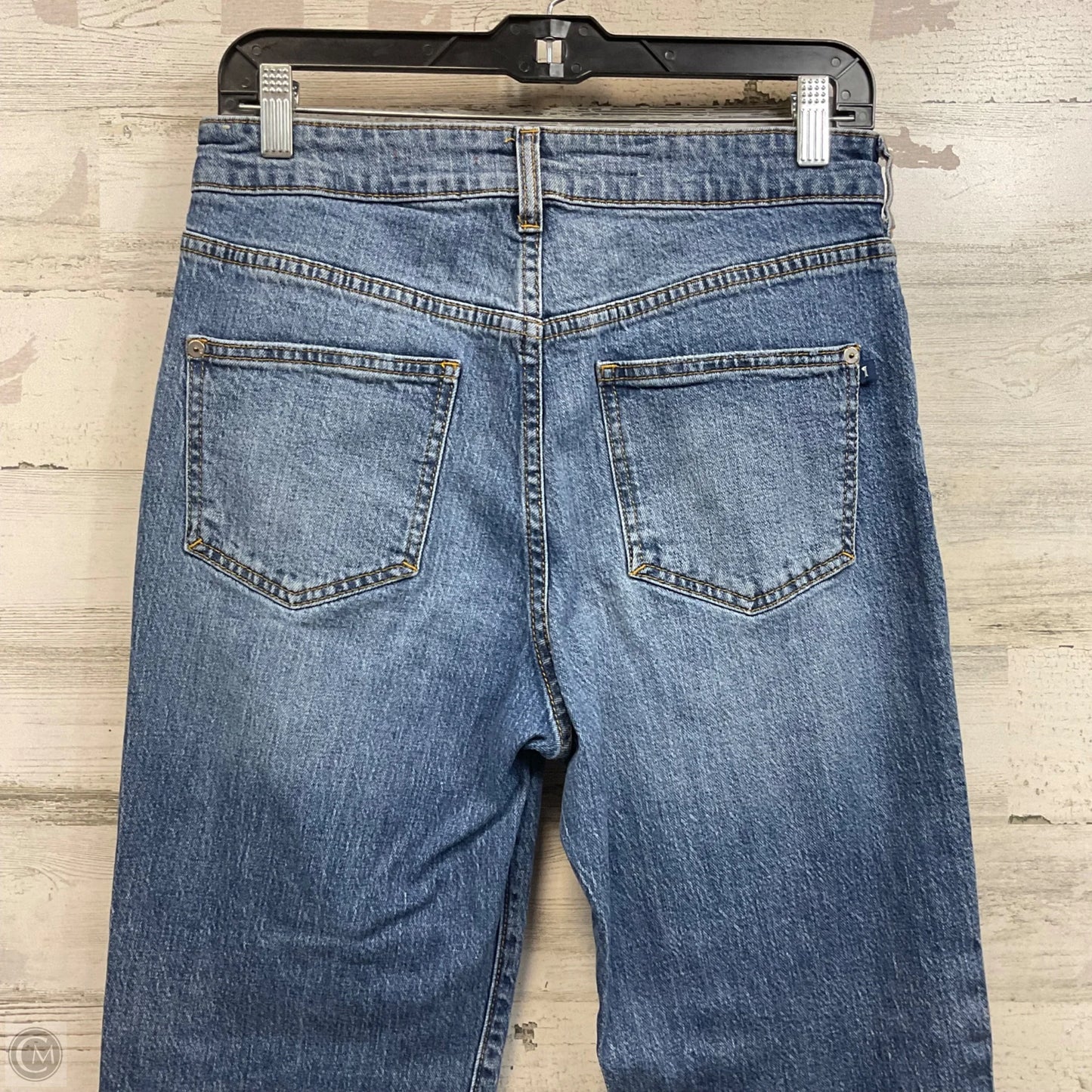 Jeans Straight By Pilcro In Blue Denim, Size: 8