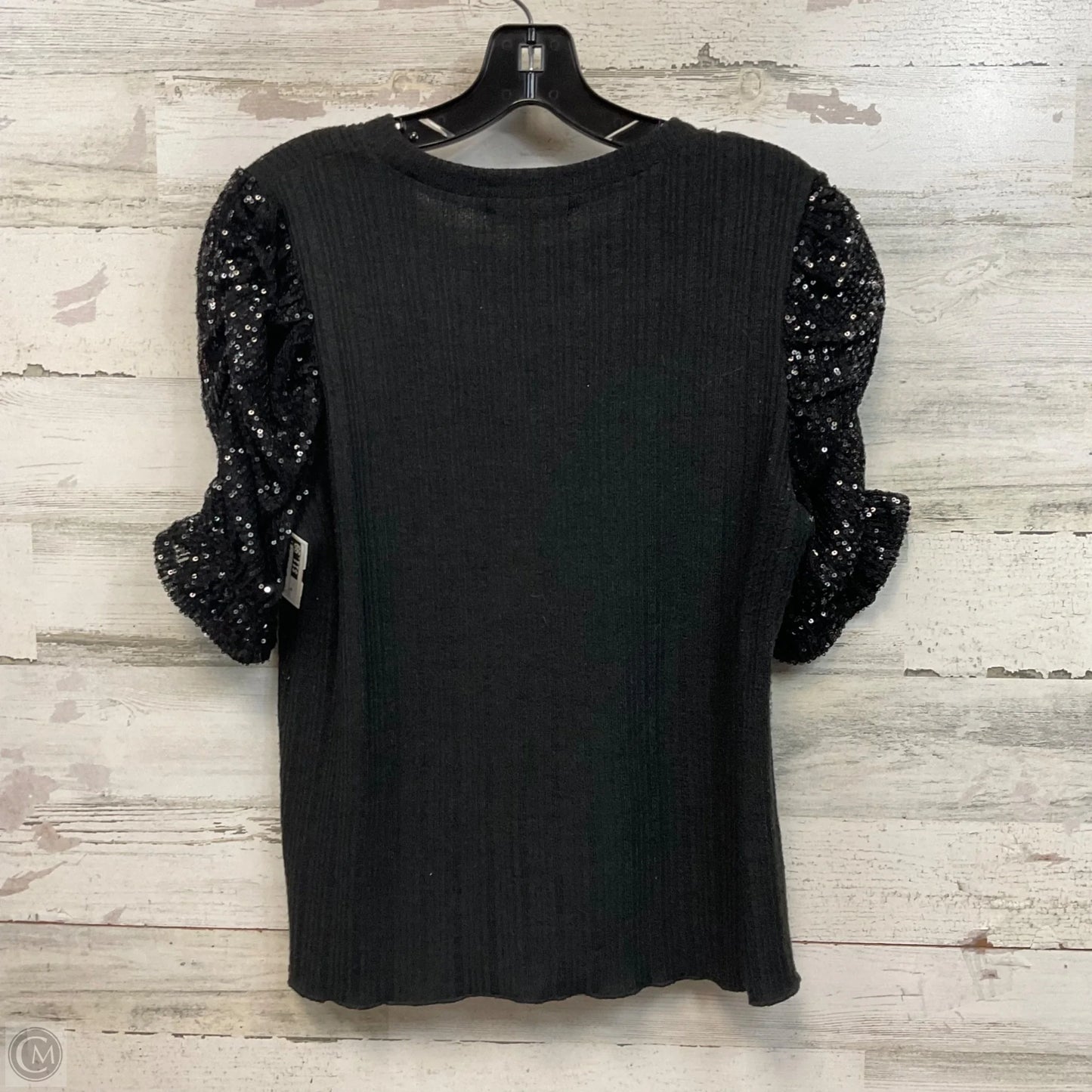 Top Short Sleeve By Thml In Black, Size: S