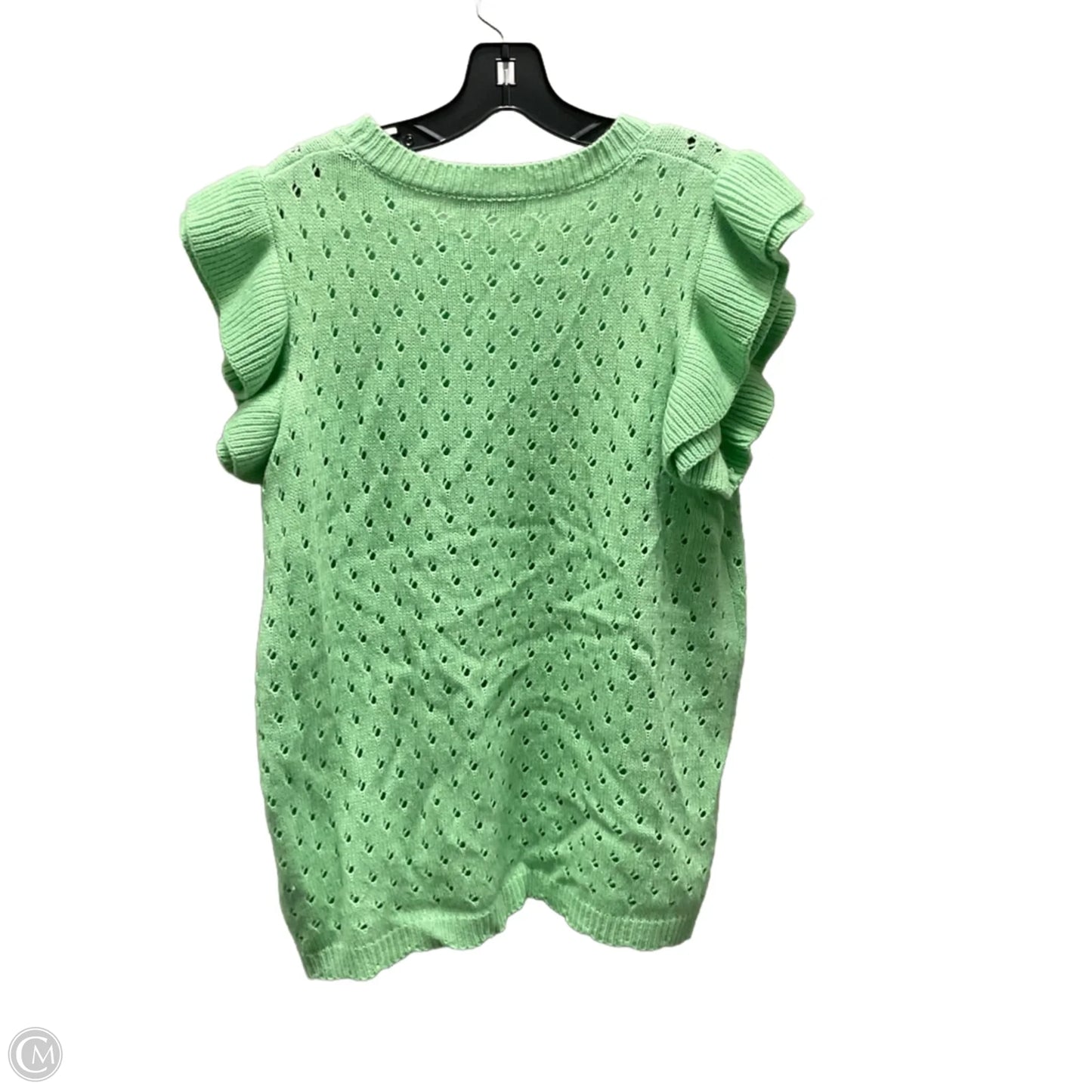 Sweater Short Sleeve By Blakeley In Green, Size: L