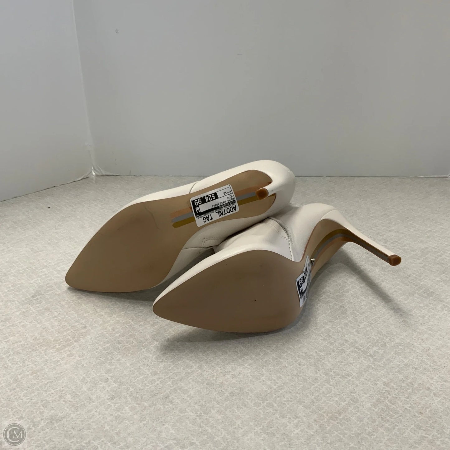 Boots Ankle Heels By Sam Edelman In White, Size: 10