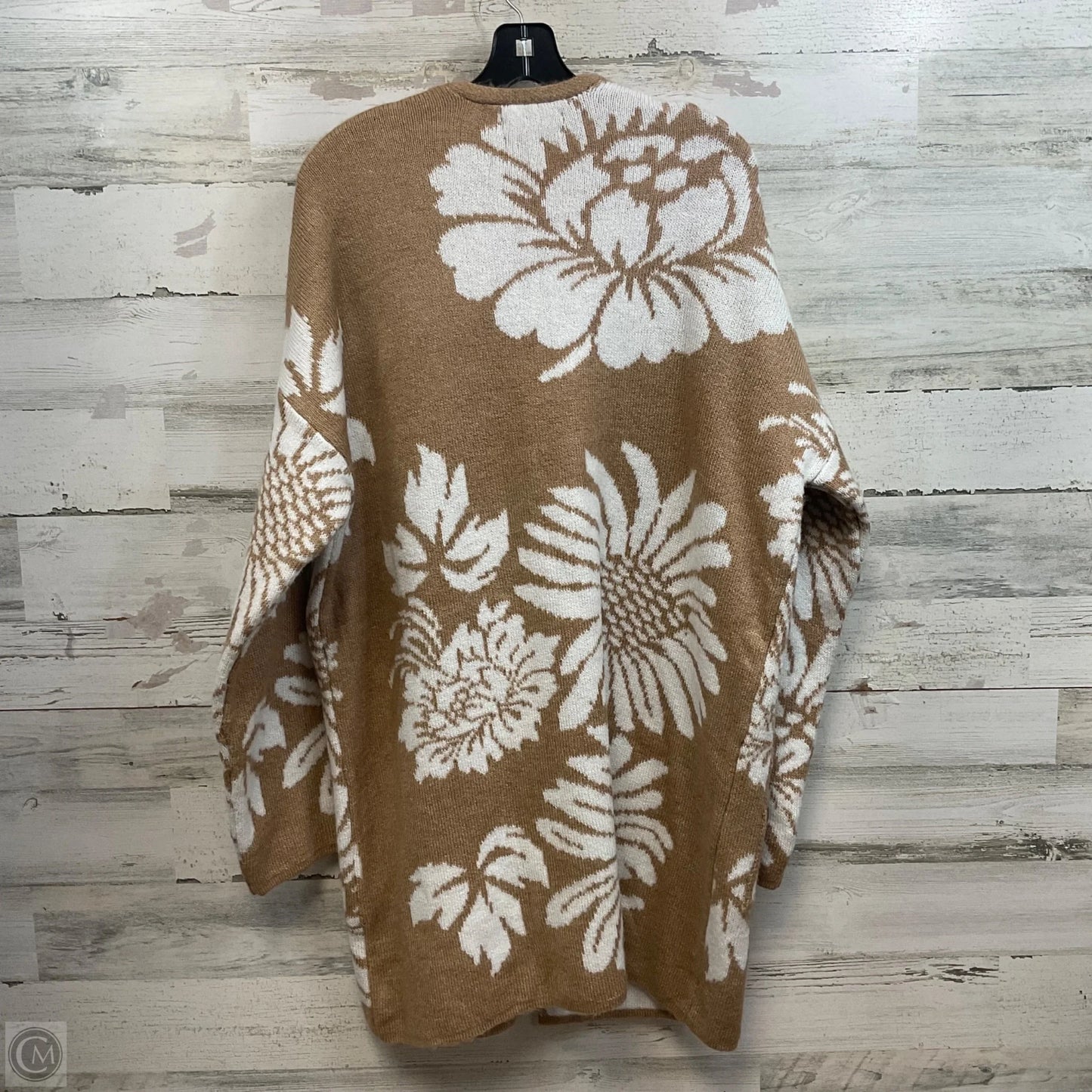Sweater Cardigan By Anthropologie In Brown, Size: L