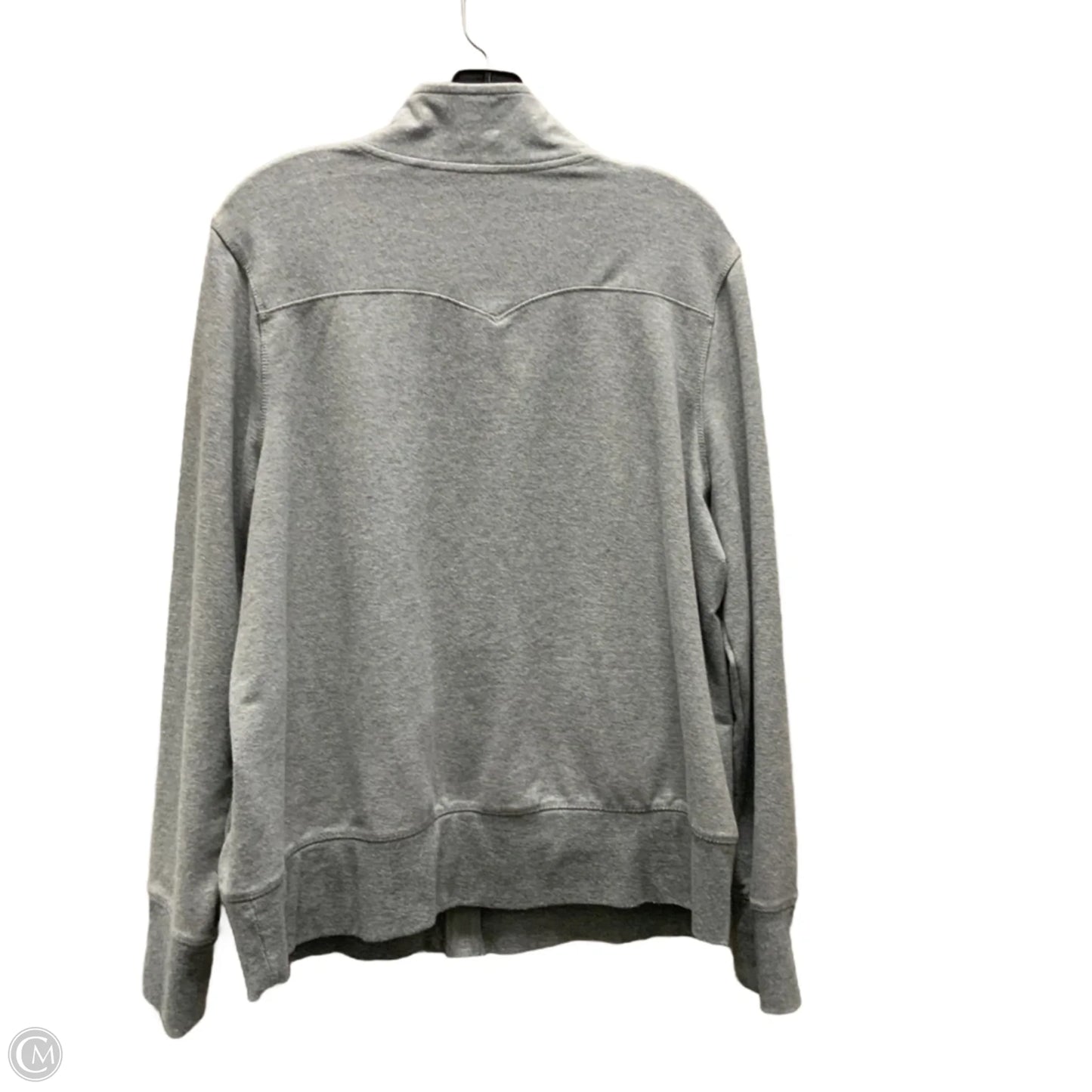 Athletic Jacket By Athletic Works In Grey, Size: Xxl