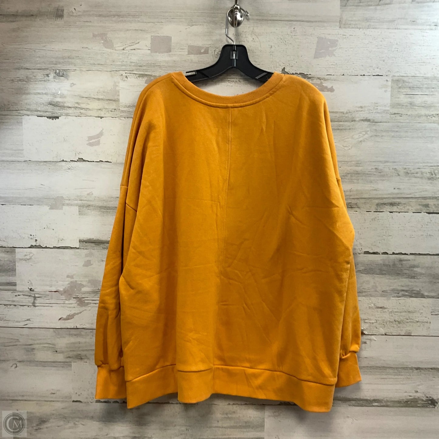 Sweatshirt By Zenana In Yellow, Size: 2x