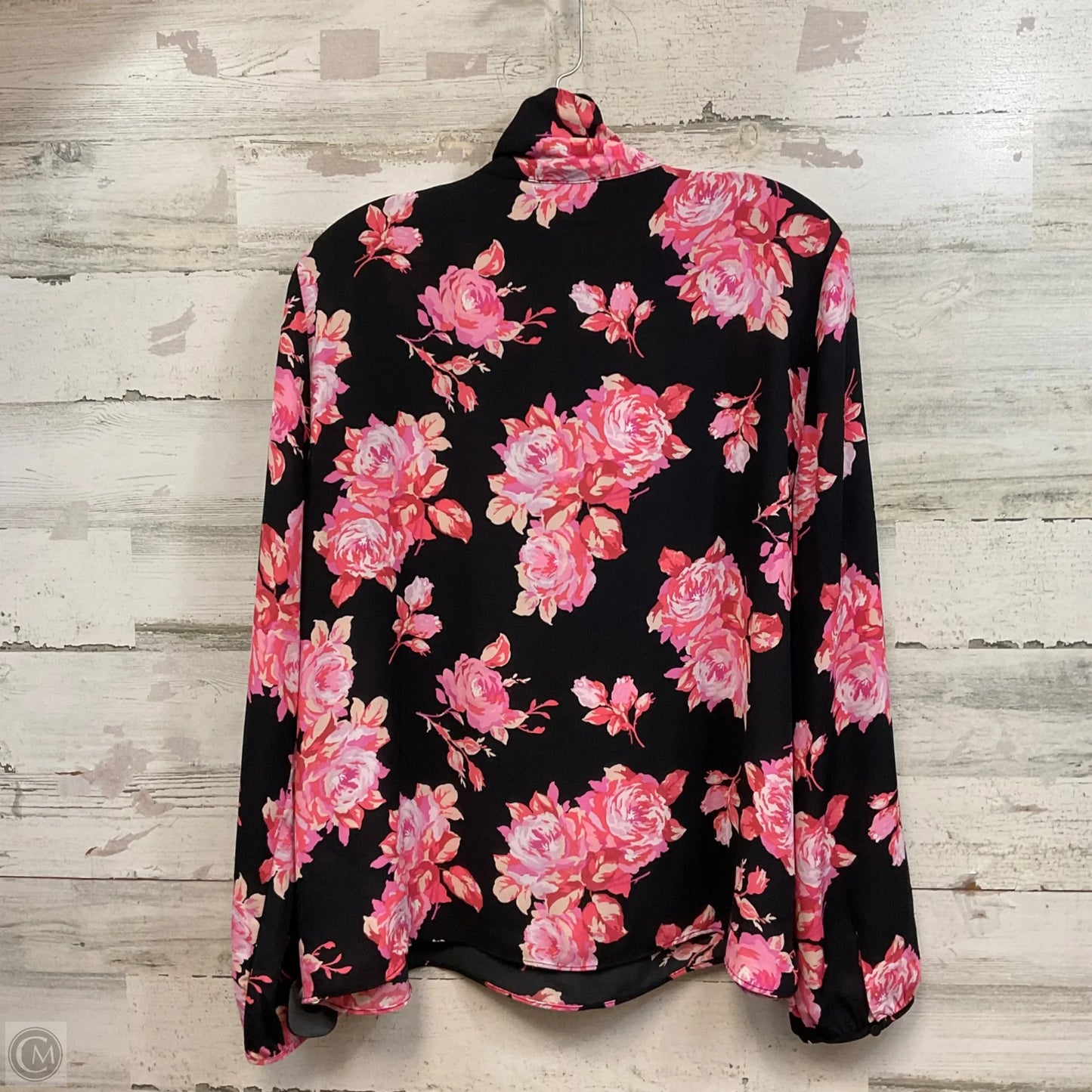 Blouse Long Sleeve By J. Crew In Black, Size: L