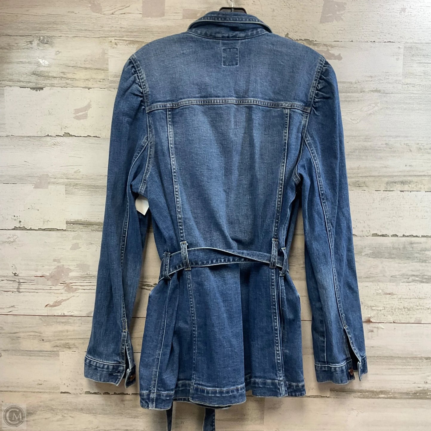 Jacket Denim By Gap In Blue Denim, Size: L