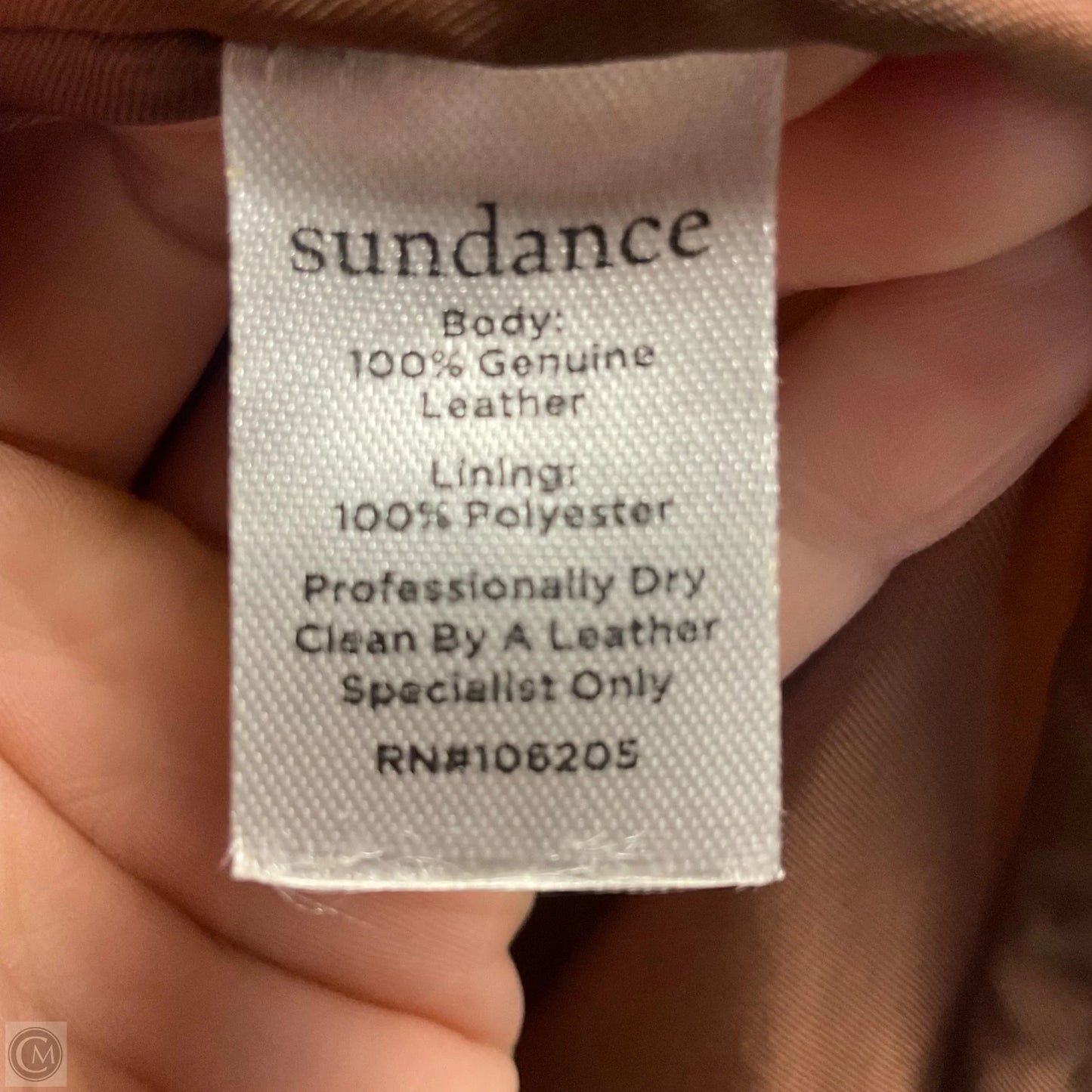 Jacket Leather By Sundance In Brown, Size: Xl