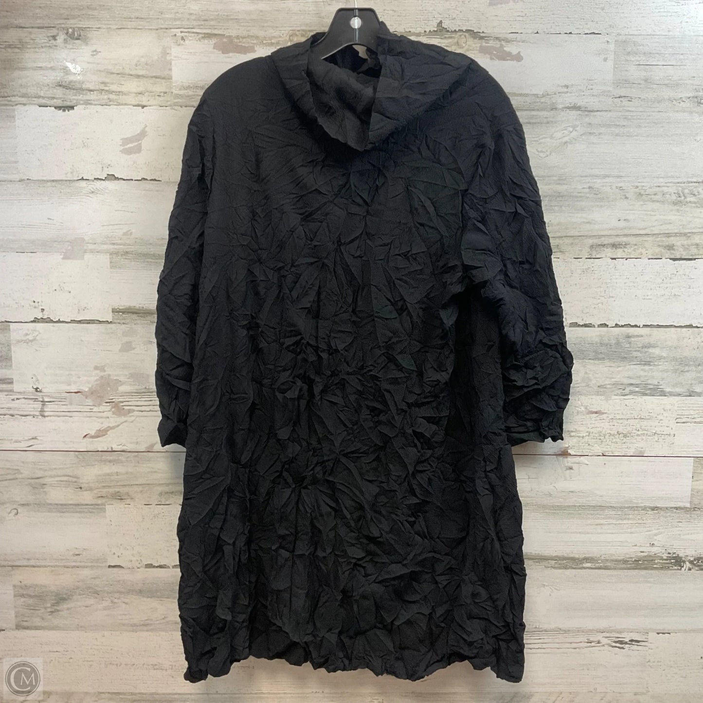 Tunic 3/4 Sleeve By Cma In Black, Size: M