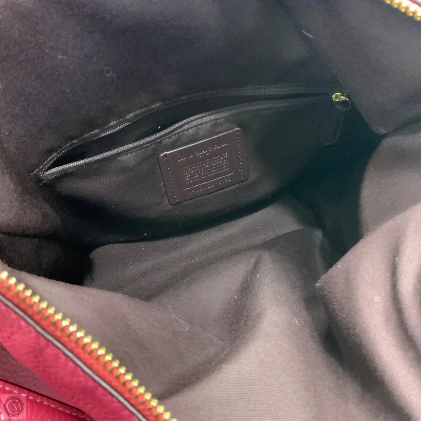 Handbag Designer By Coach, Size: Large