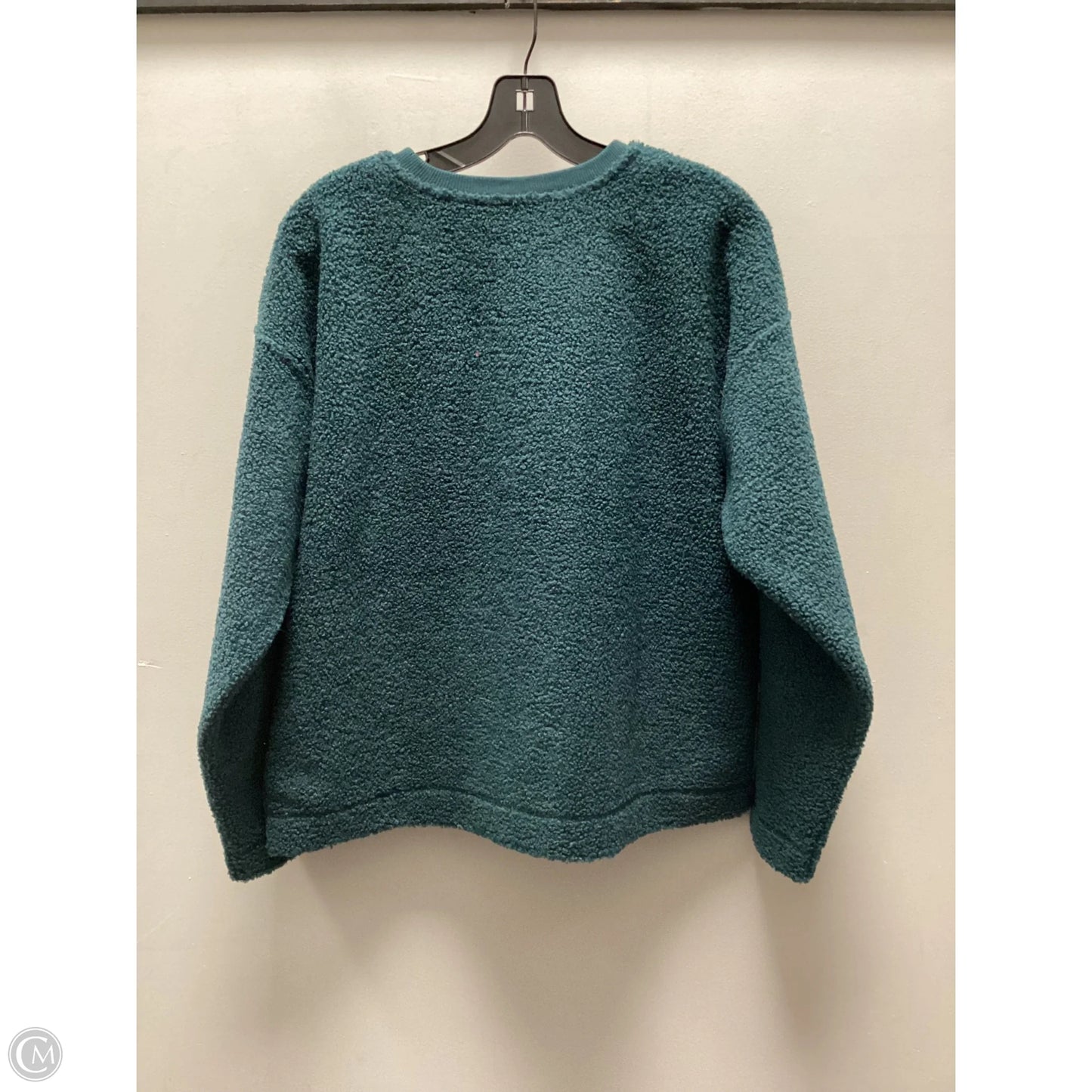 Top Long Sleeve By Loft In Green, Size: M
