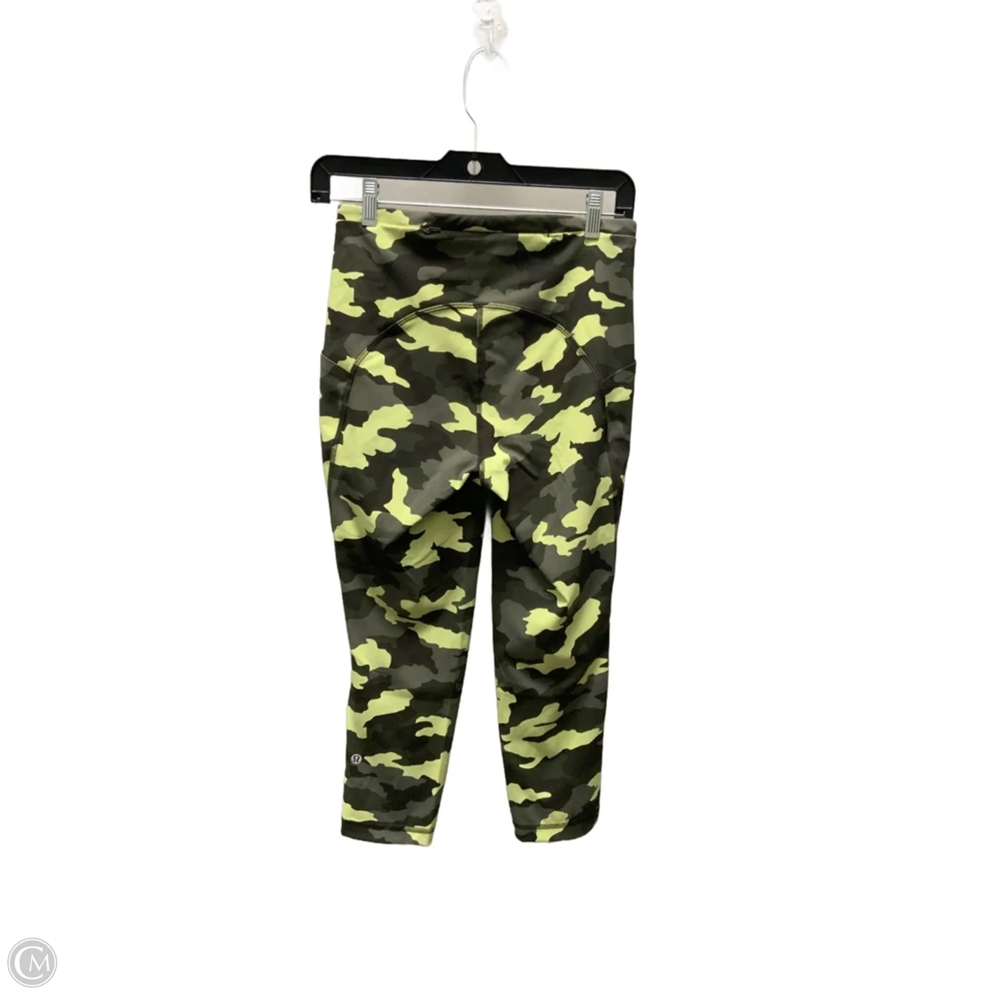 Athletic Leggings By Lululemon In Green, Size: S