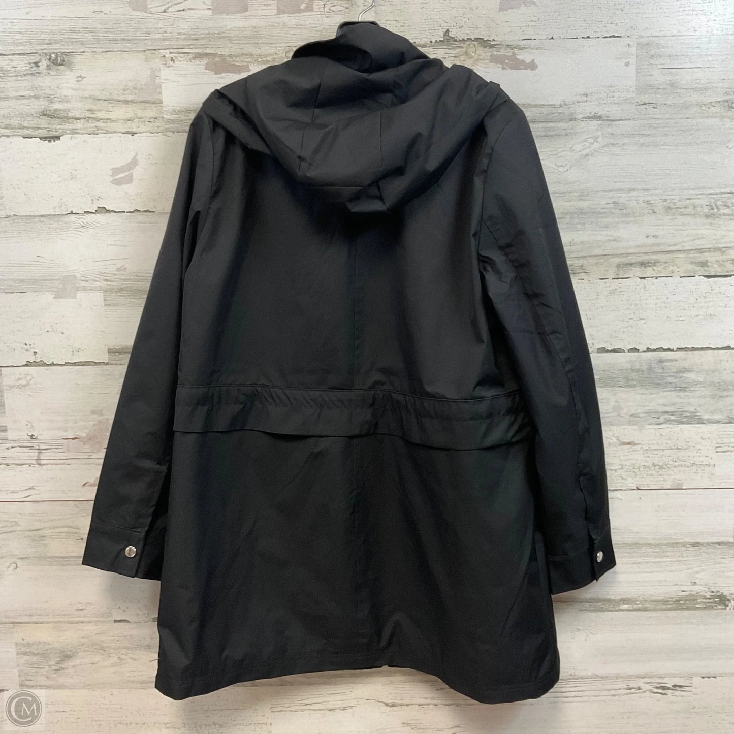Jacket Windbreaker By Vince Camuto In Black, Size: L