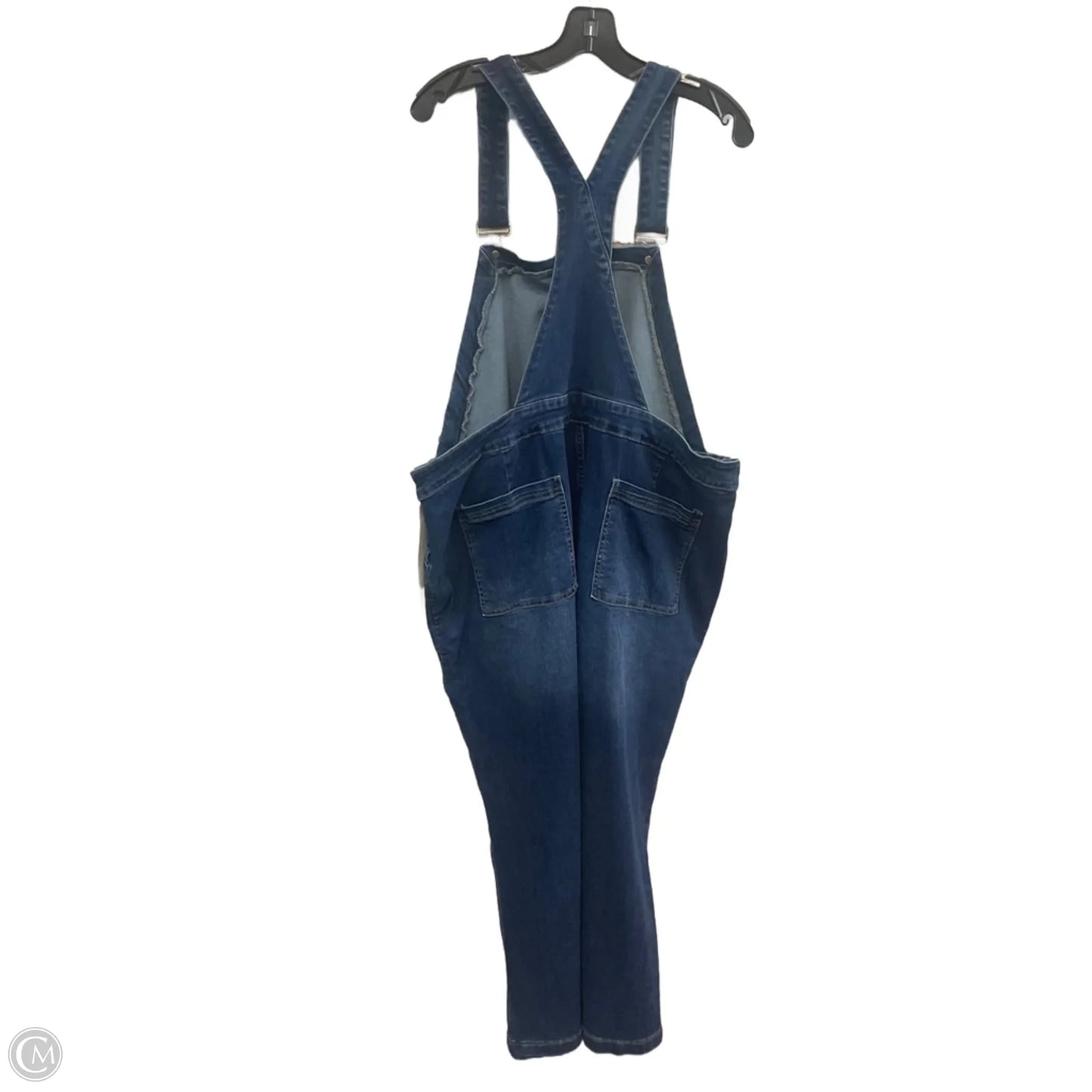 Overalls By Coco And Carmen In Blue Denim, Size: Xxl